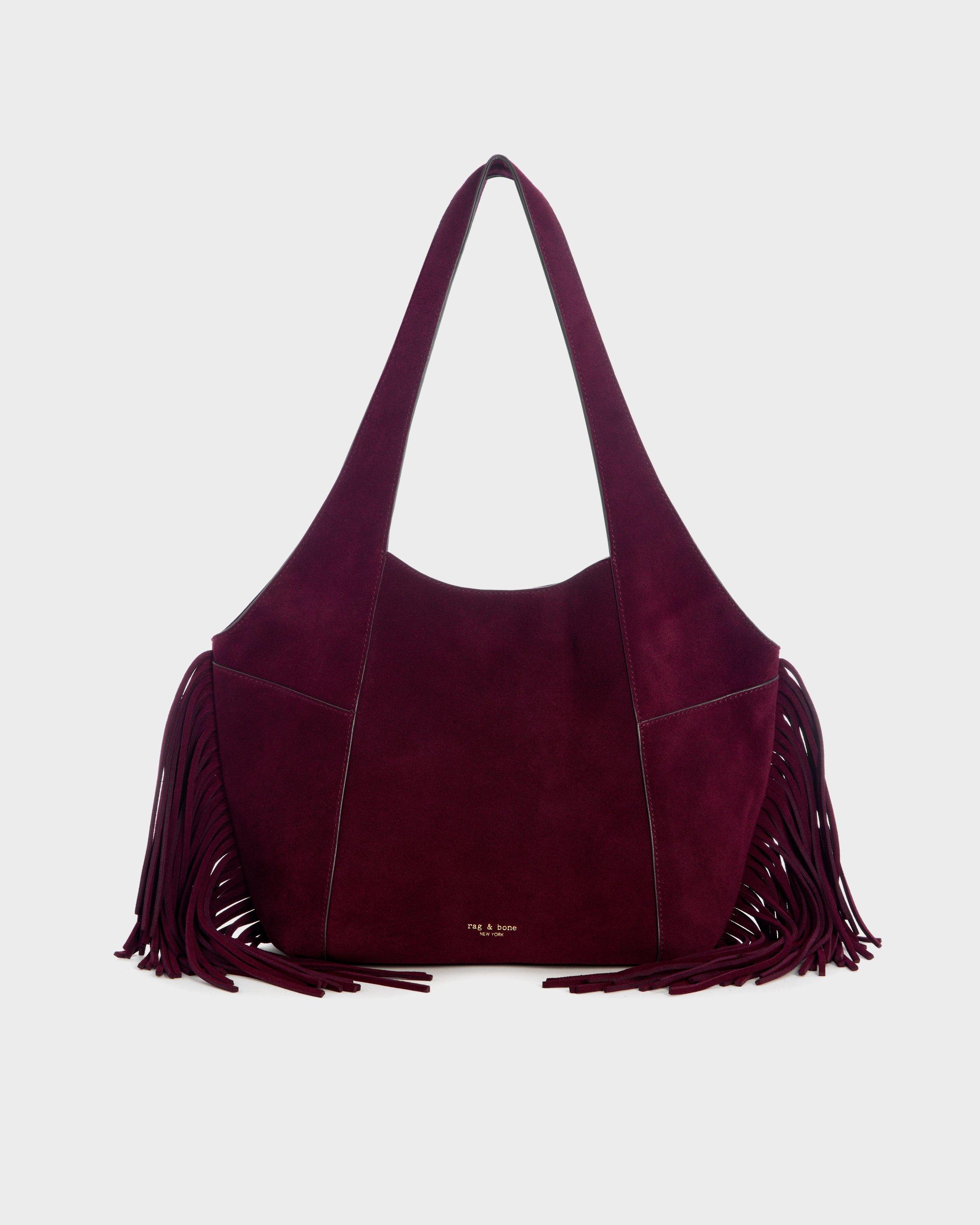 Brayton Suede Fringe Carryall image number 1