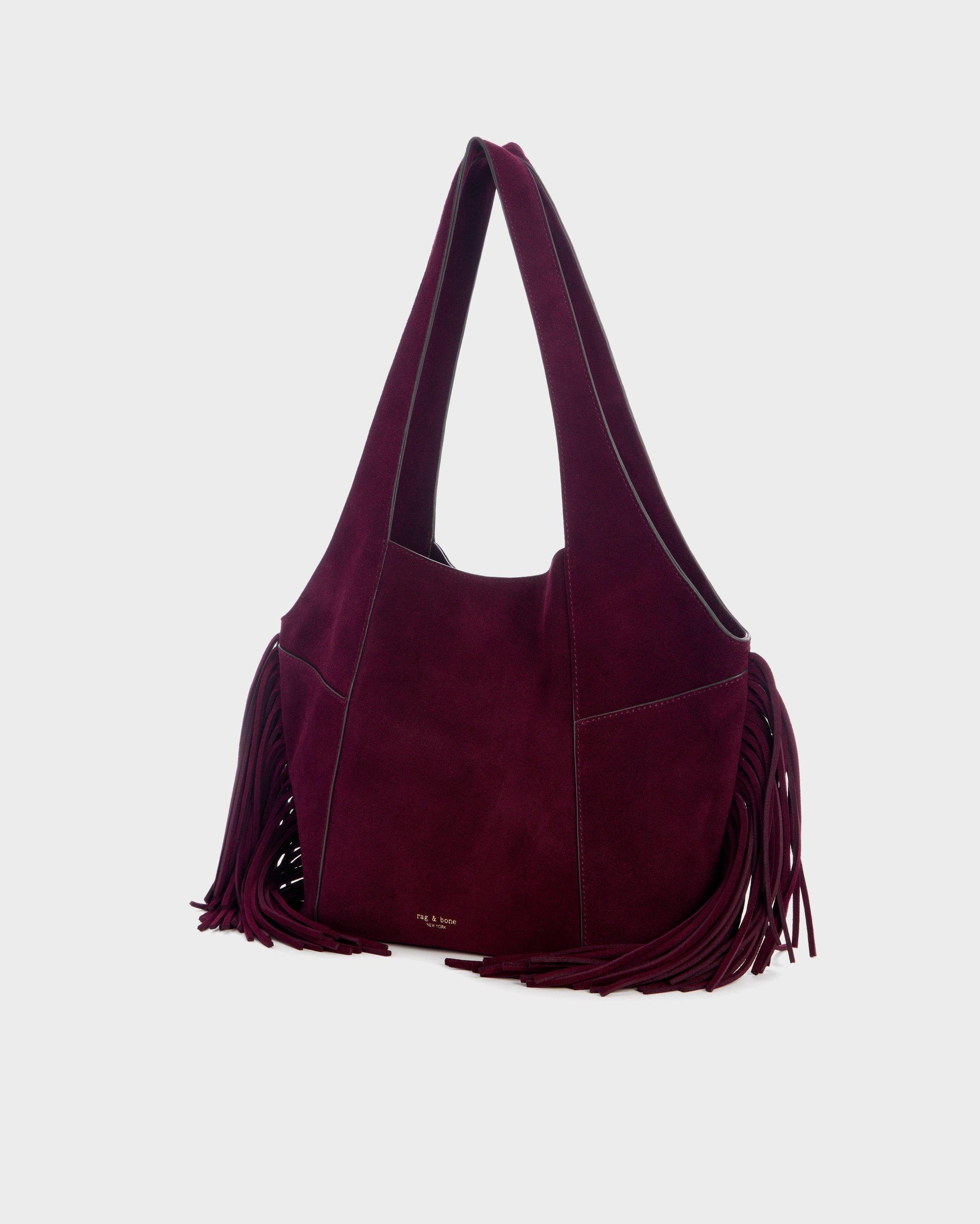Brayton Suede Fringe Carryall image number 3