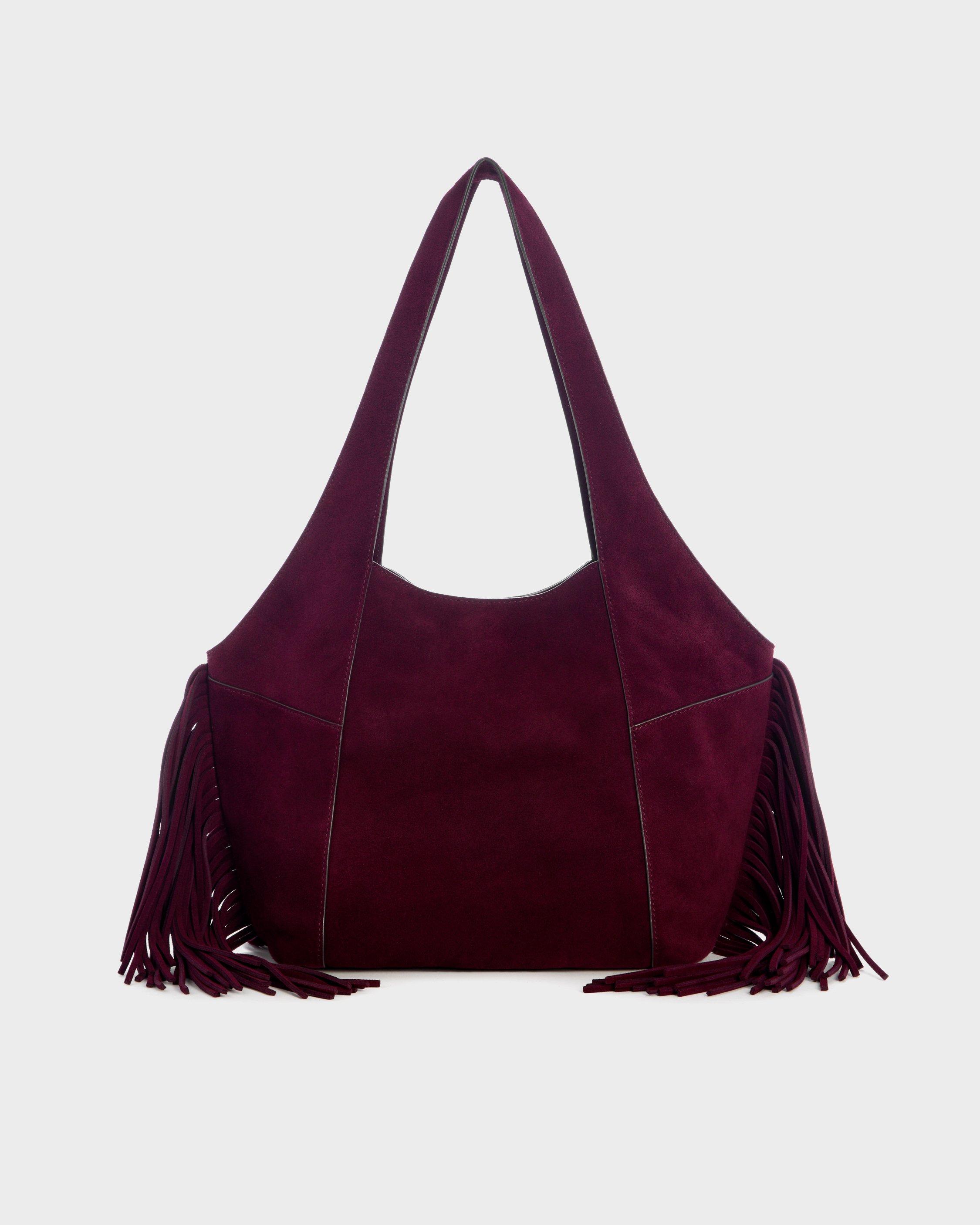 Brayton Suede Fringe Carryall image number 4