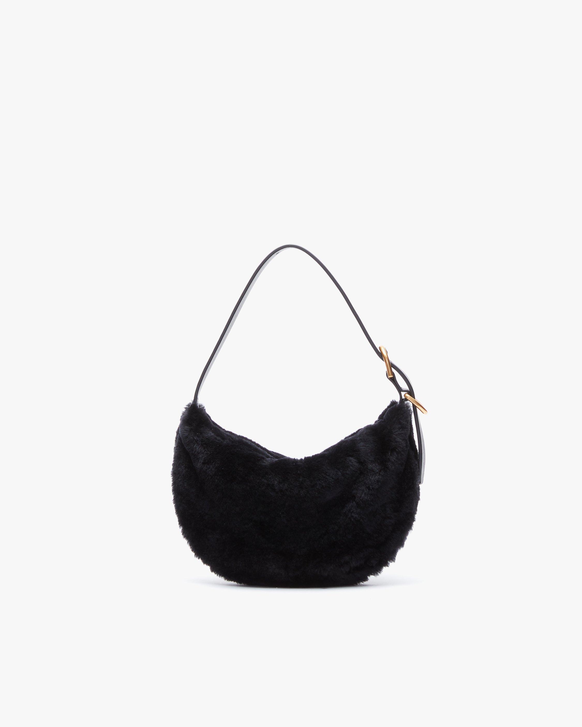 Mercer Small Shearling Hobo image number 4