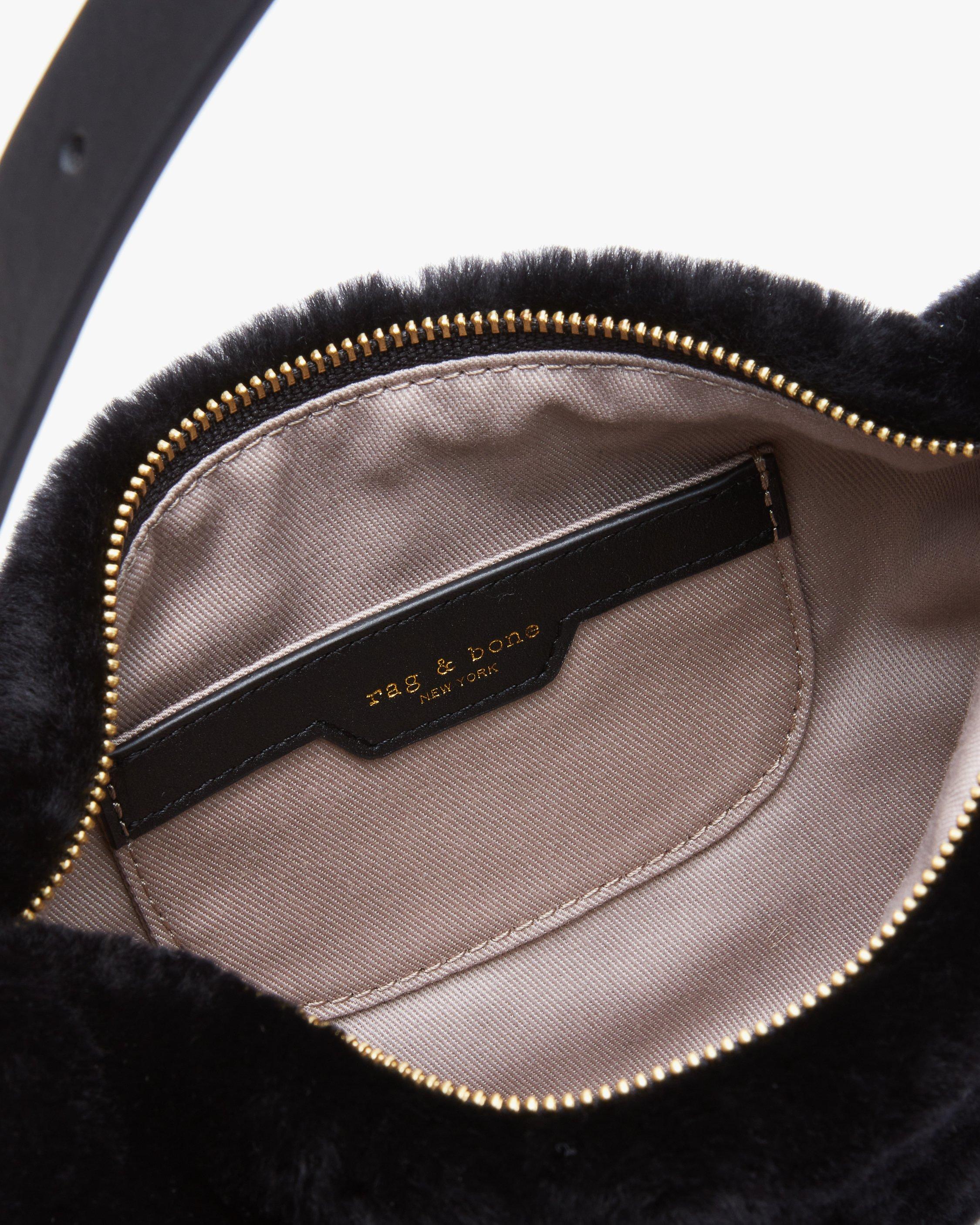 Mercer Small Shearling Hobo image number 5
