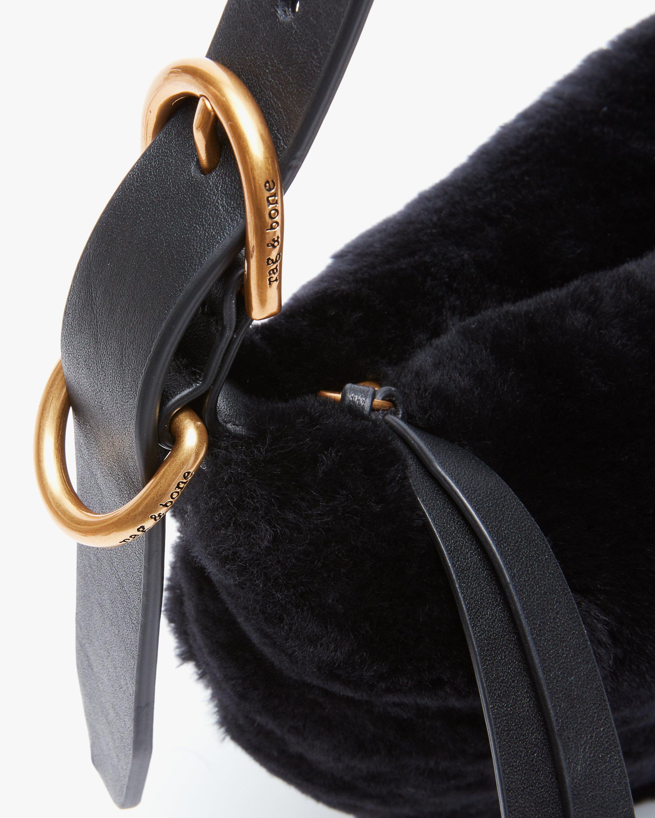 Mercer Small Shearling Hobo image number 6