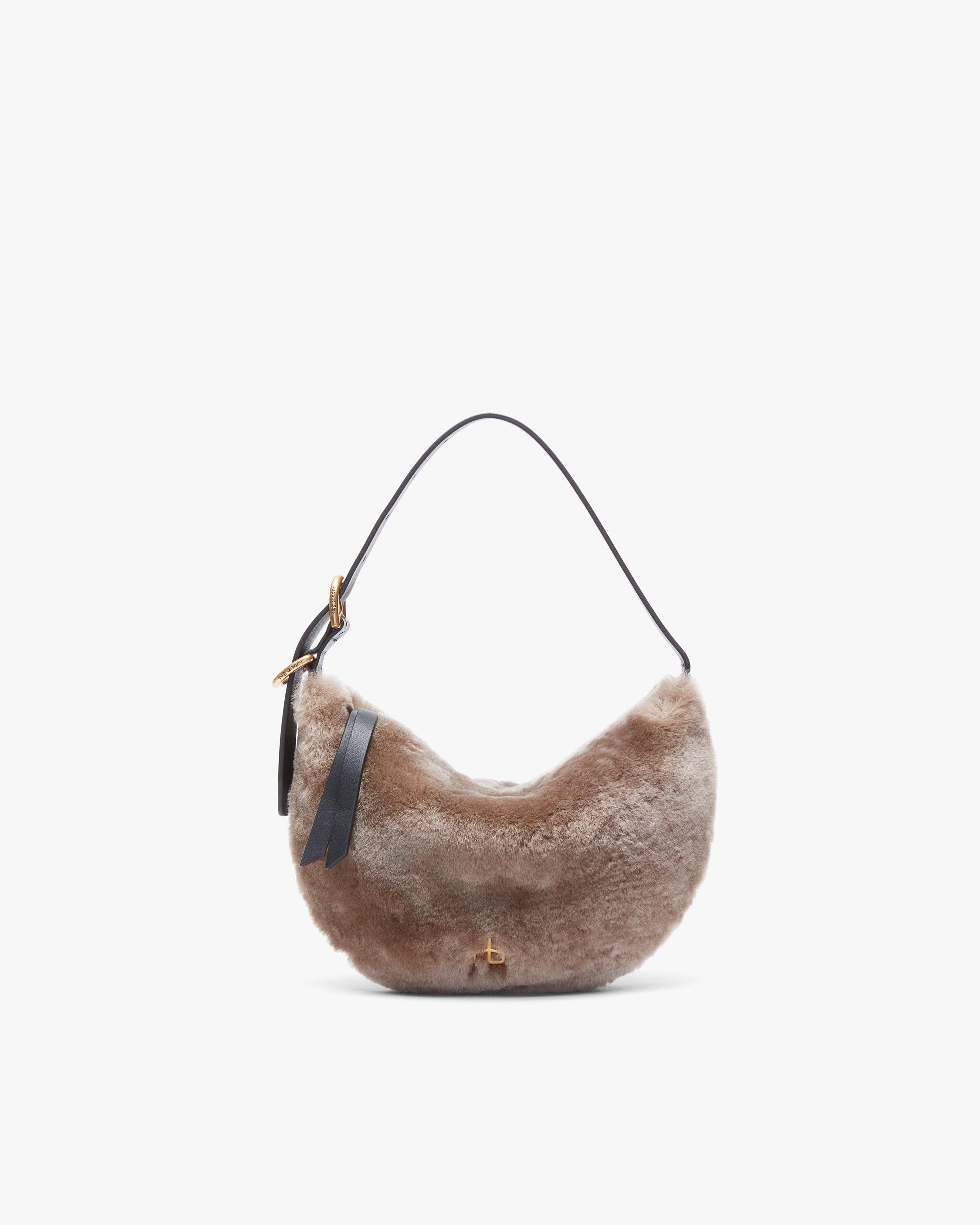 Mercer Small Shearling Hobo image number 1