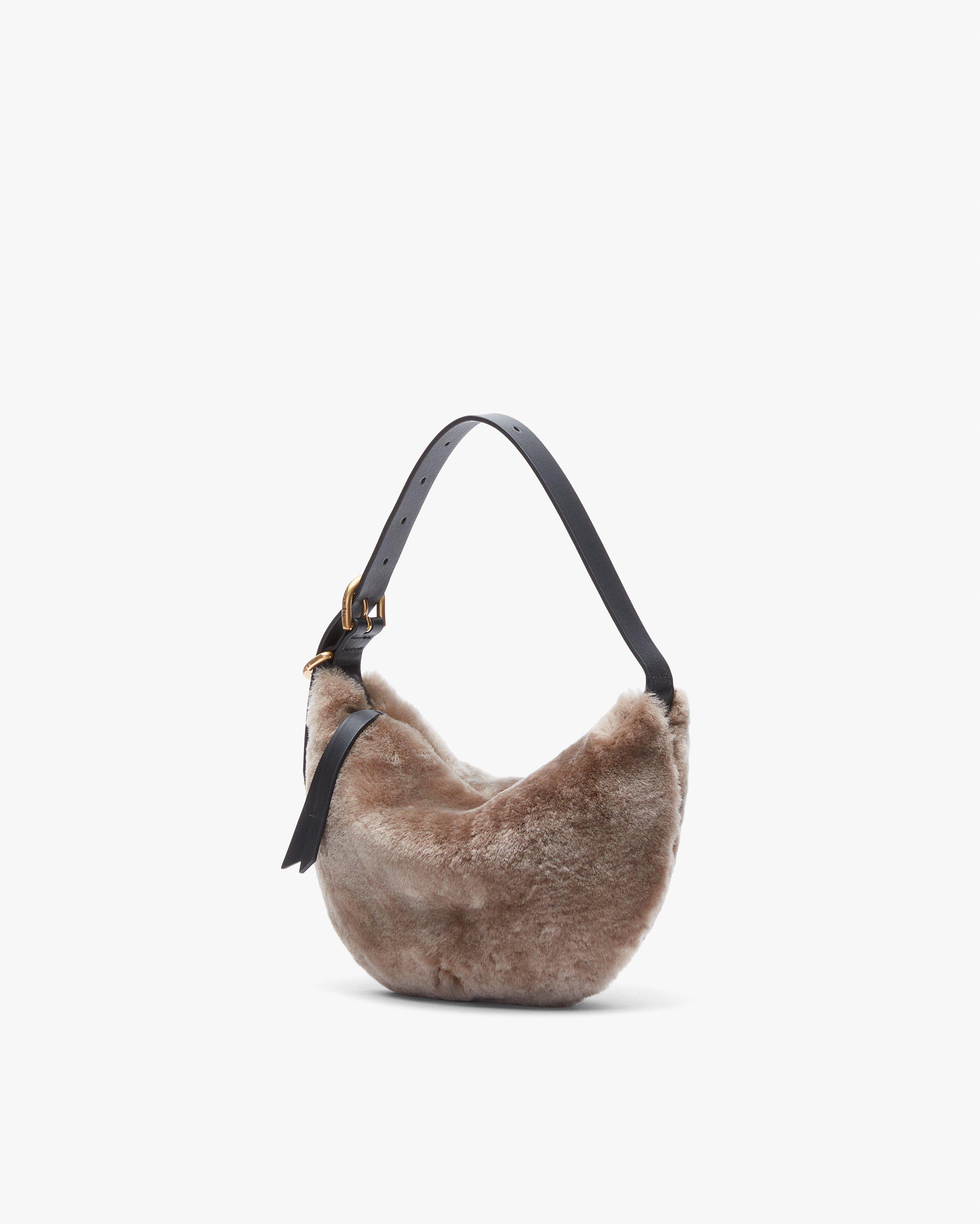 Mercer Small Shearling Hobo image number 4