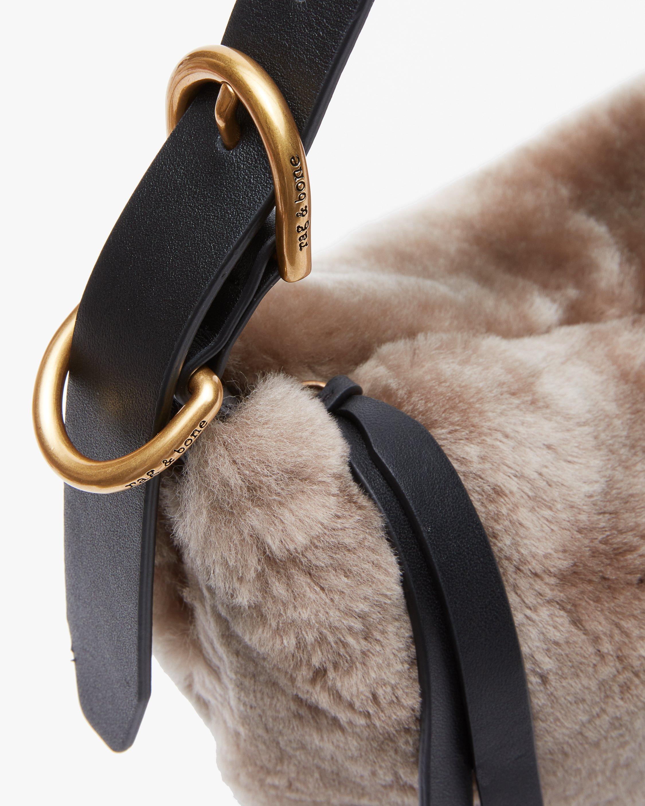 Mercer Small Shearling Hobo image number 7