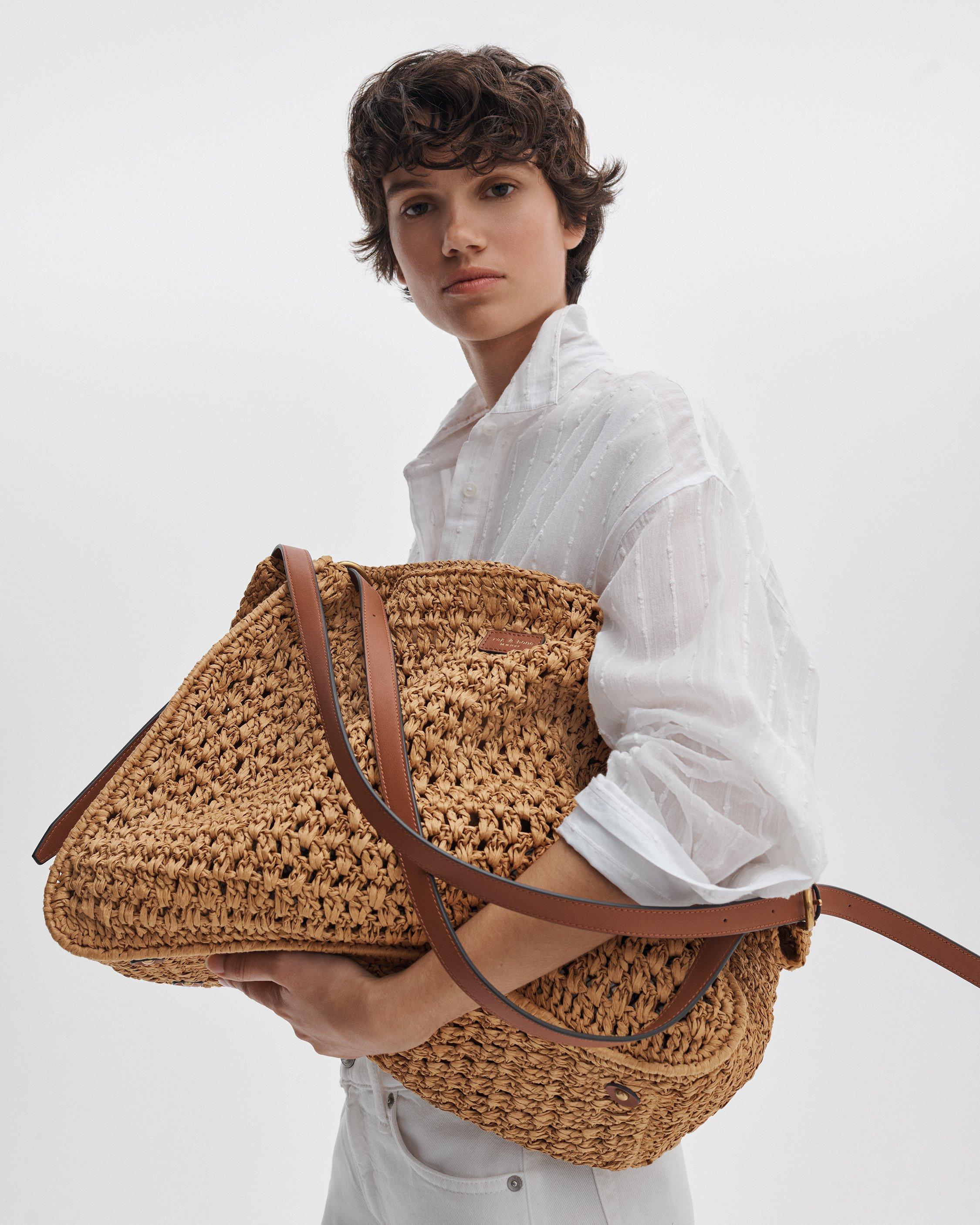 River Raffia Tote image number 2