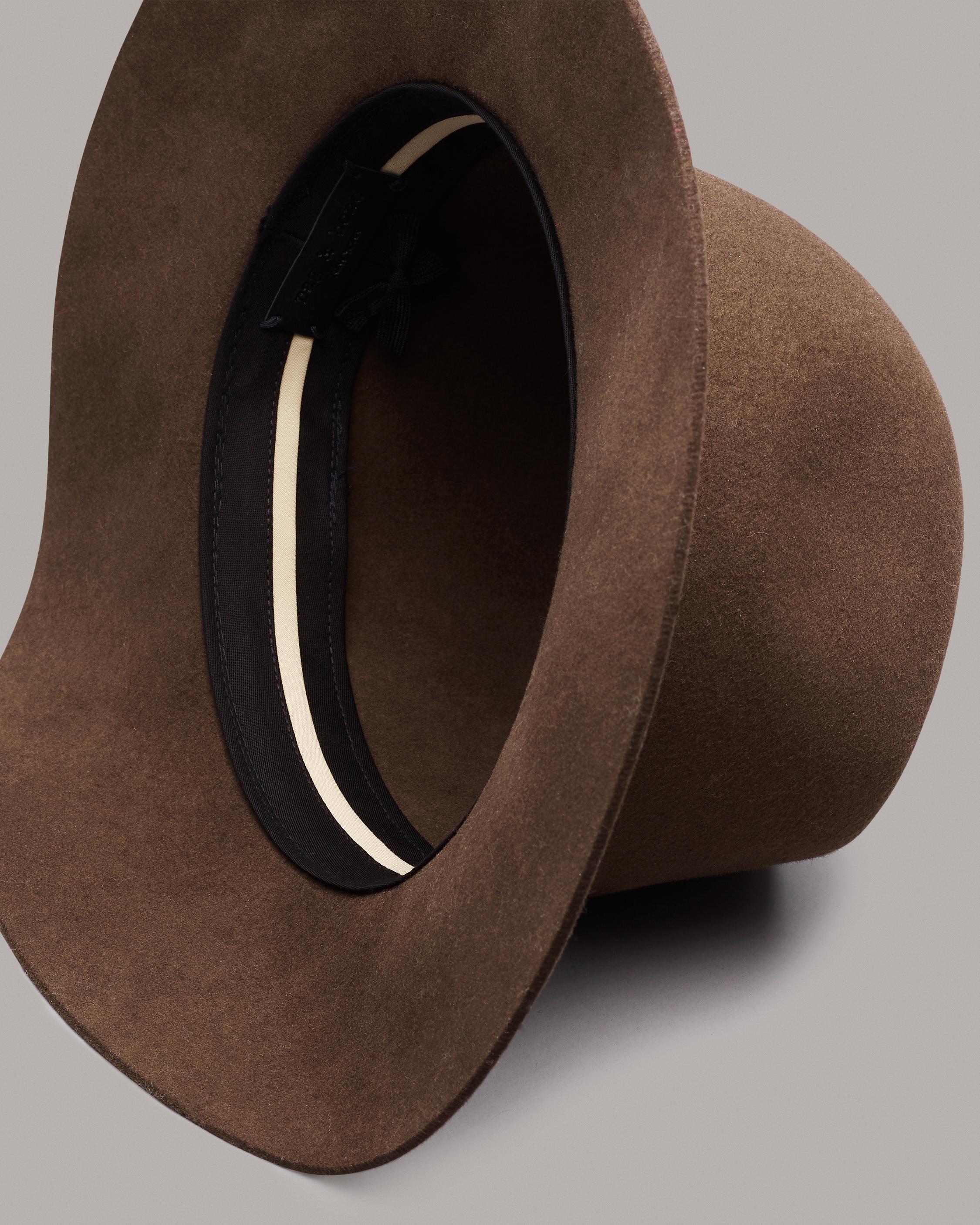 Floppy Brim Fedora With A Leather Band | Rag & Bone