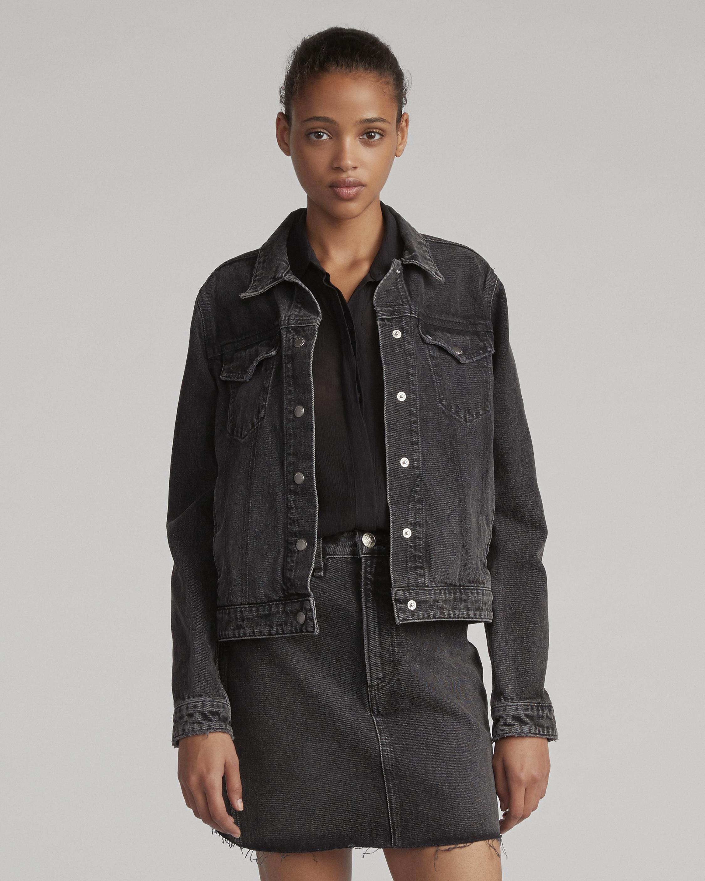 Rag and bone nico denim jacket sale