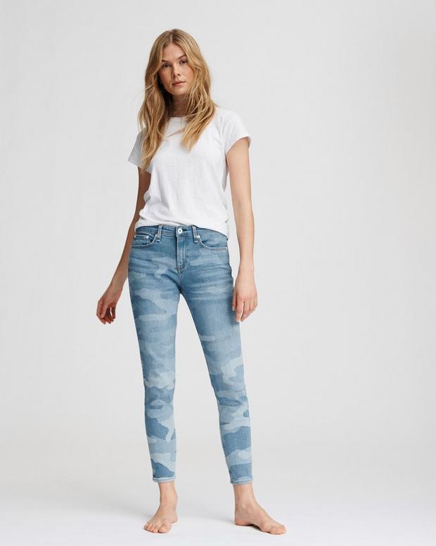 Cate Mid-Rise Skinny - Faded Camo