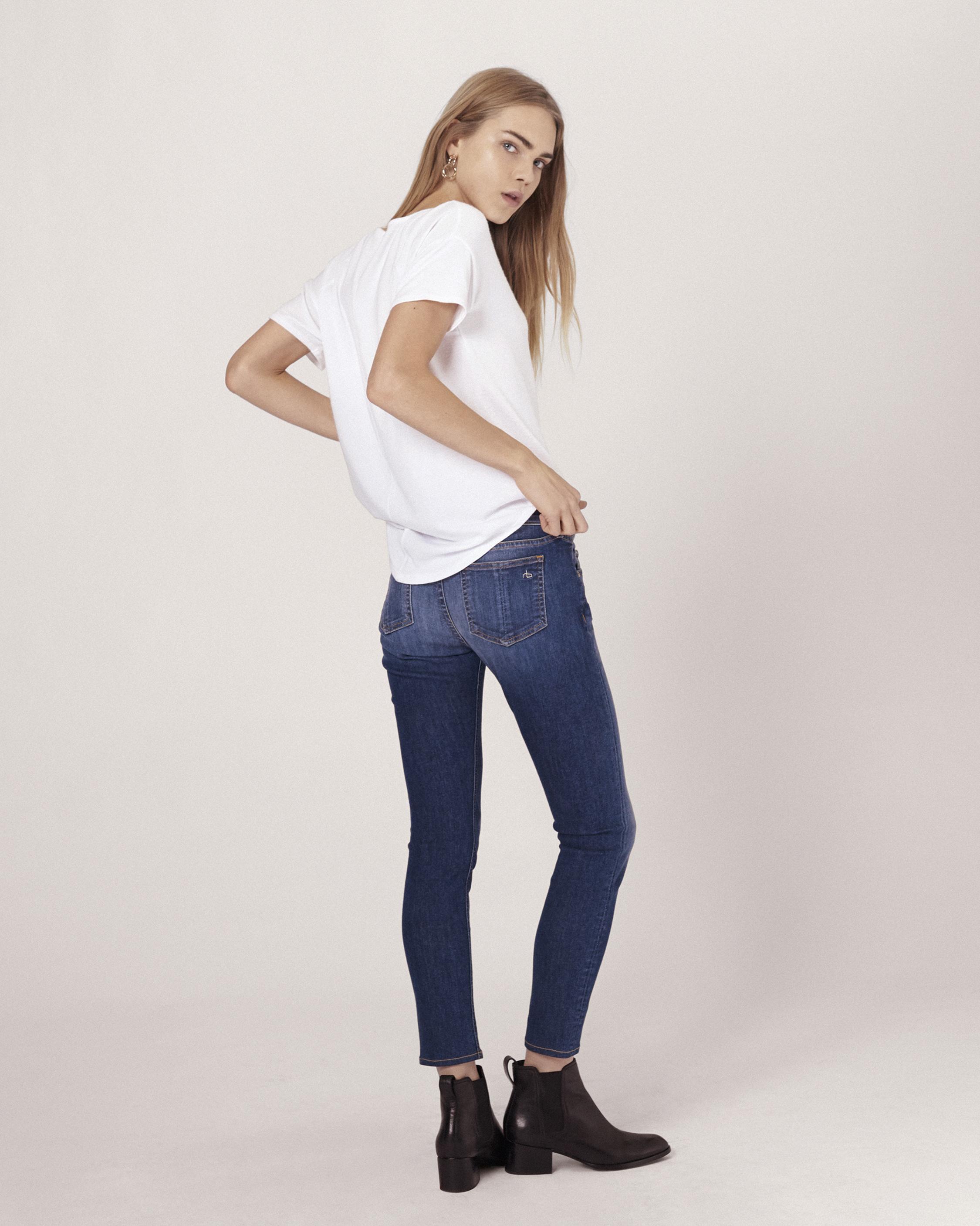 Rag and bone mid rise hot sale ankle skinny