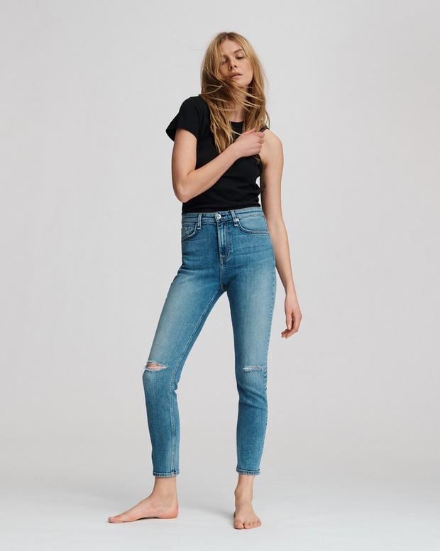 NINA HIGH-RISE ANKLE  SKINNY image number 1