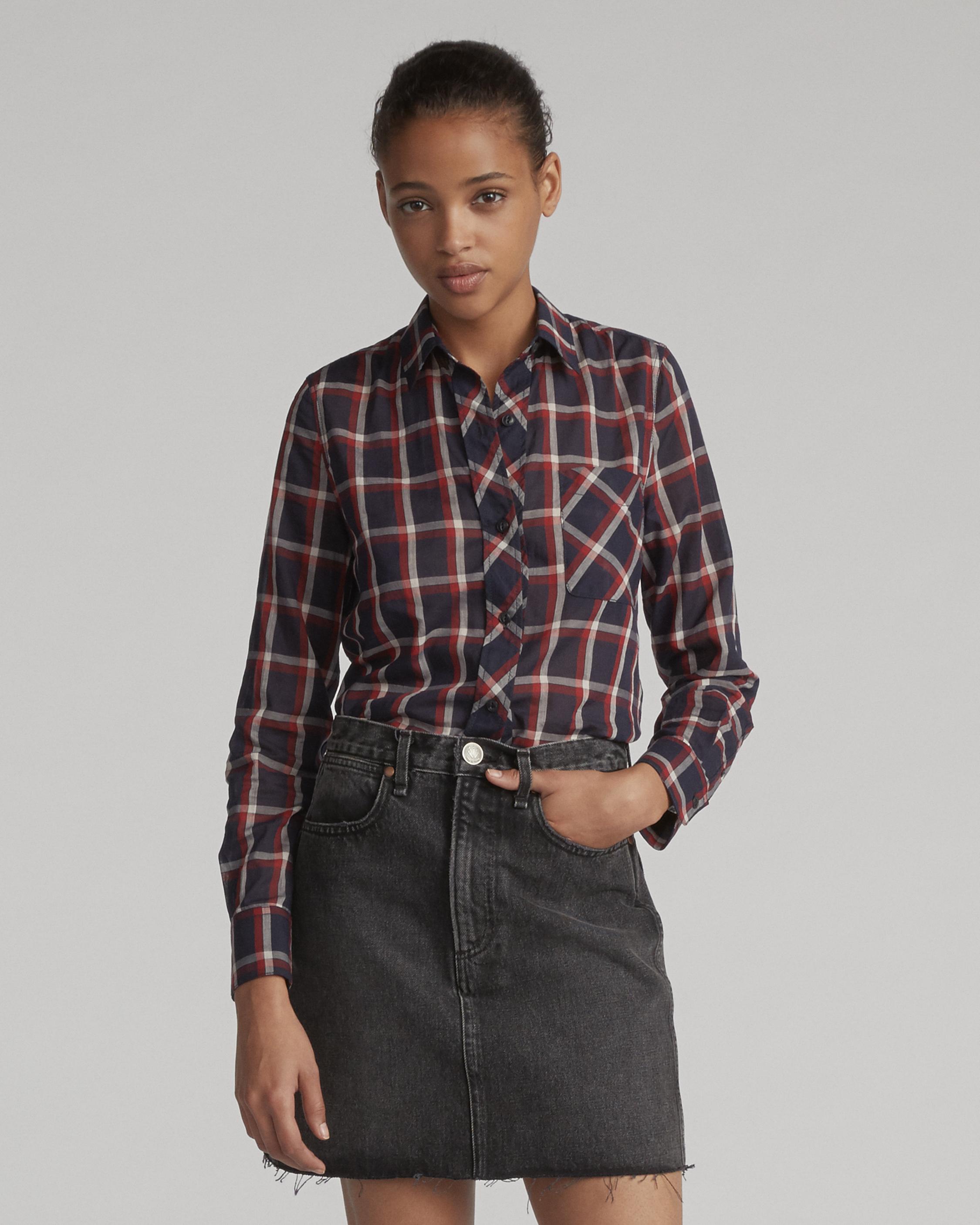 Rag and sale bone tartan skirt