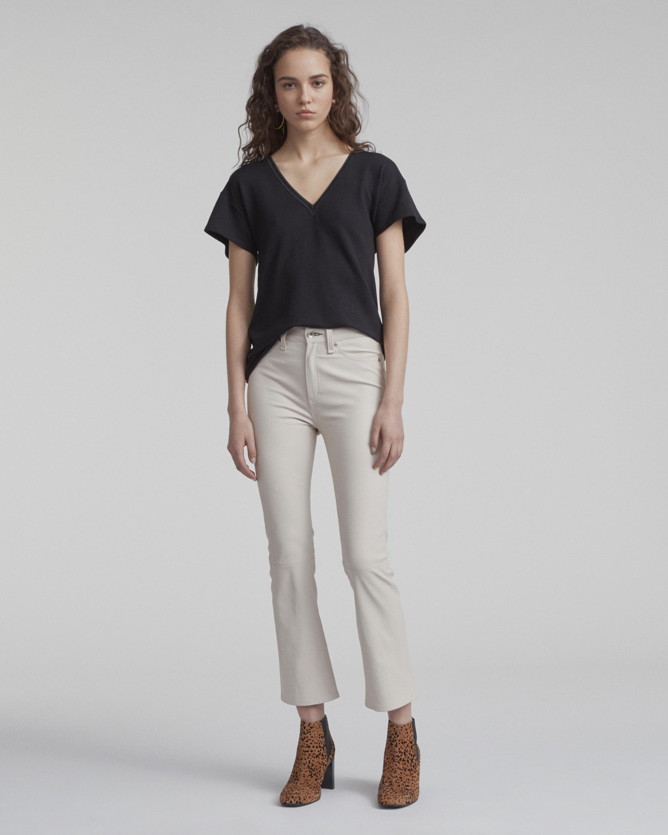 Rag and bone hana high best sale rise crop