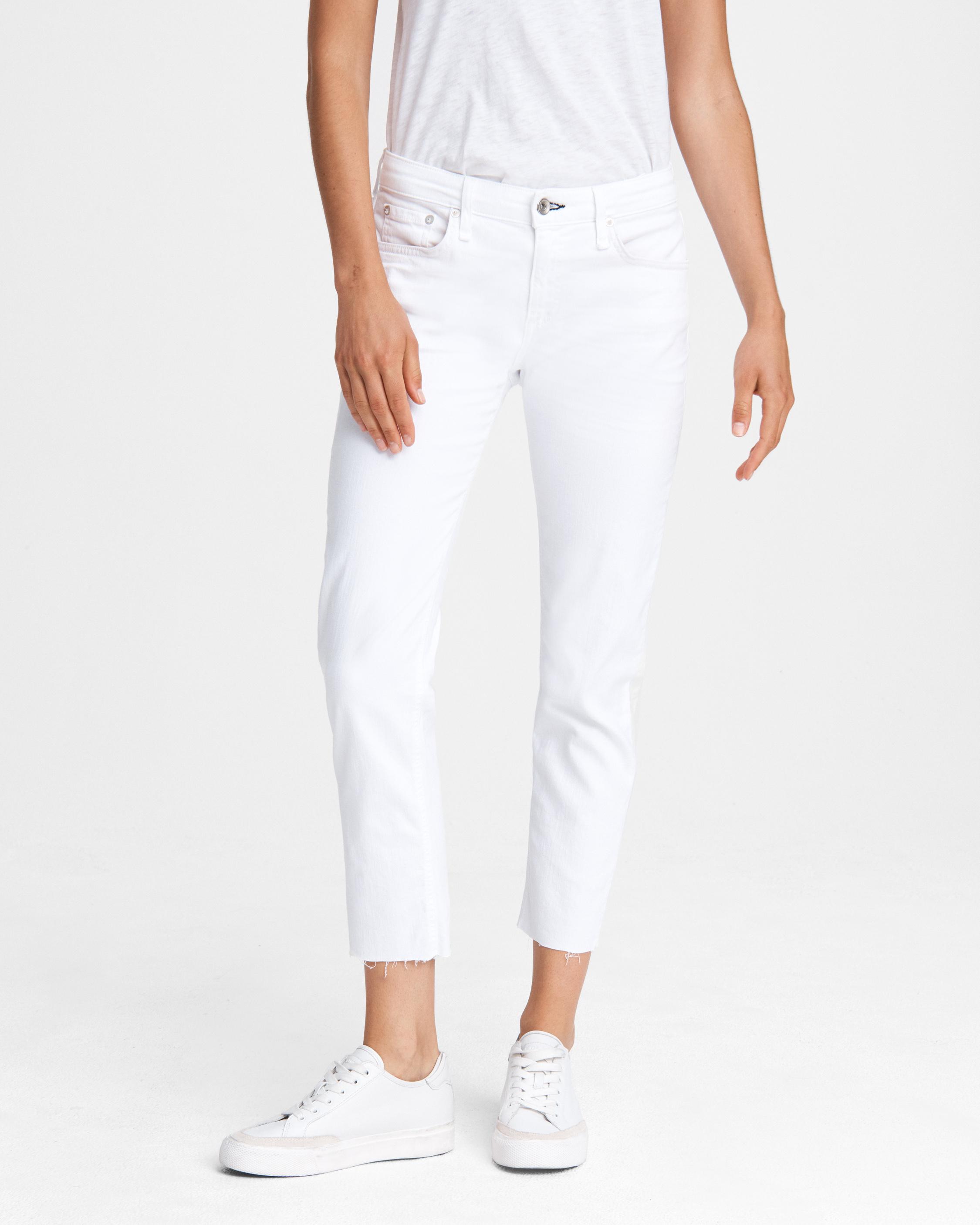 Dre Low-Rise Slim Boyfriend Ankle Jeans