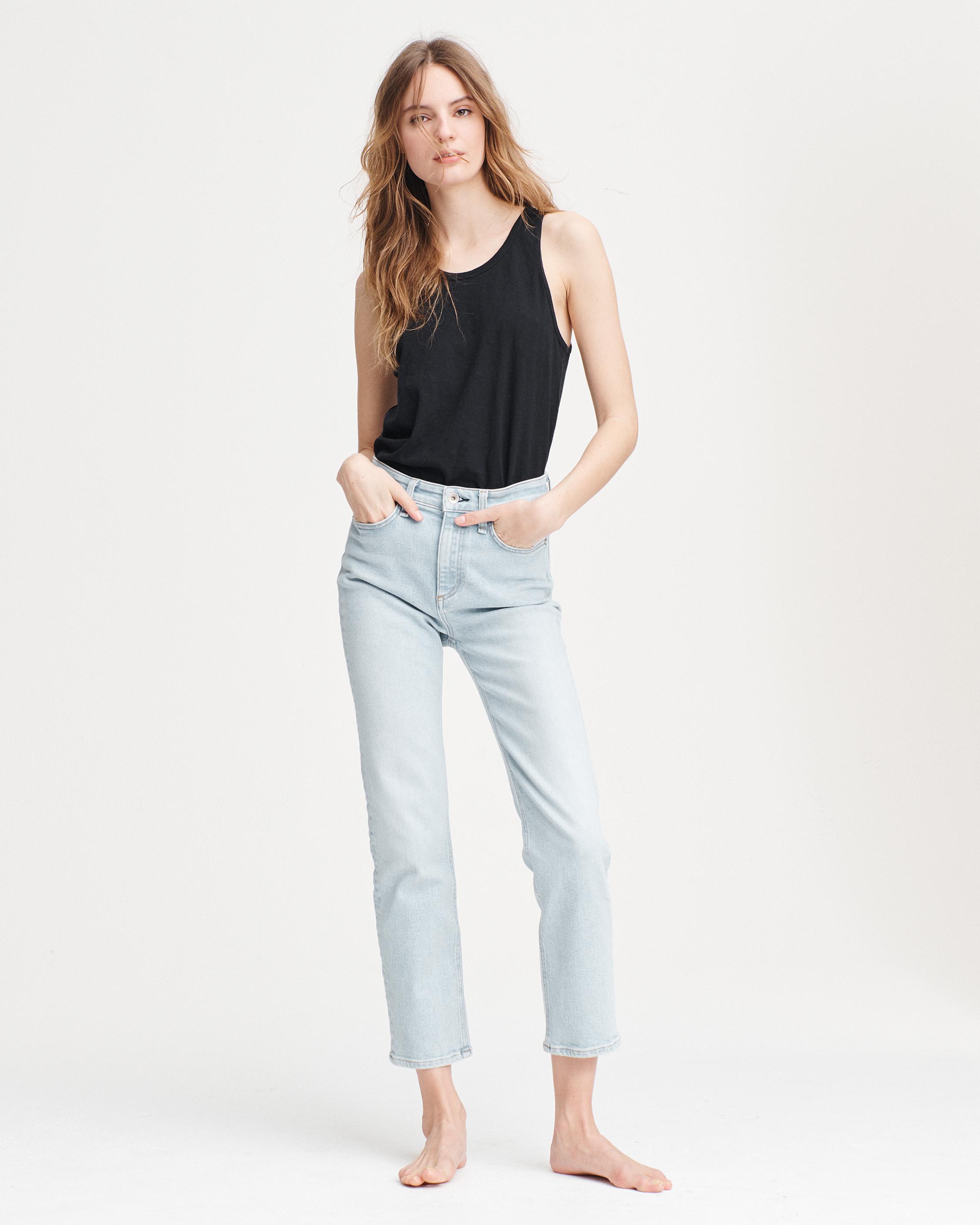 Nina High-Rise Ankle Skinny Jean in Colville