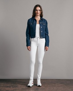 Cate Mid-Rise Skinny - White image number 1