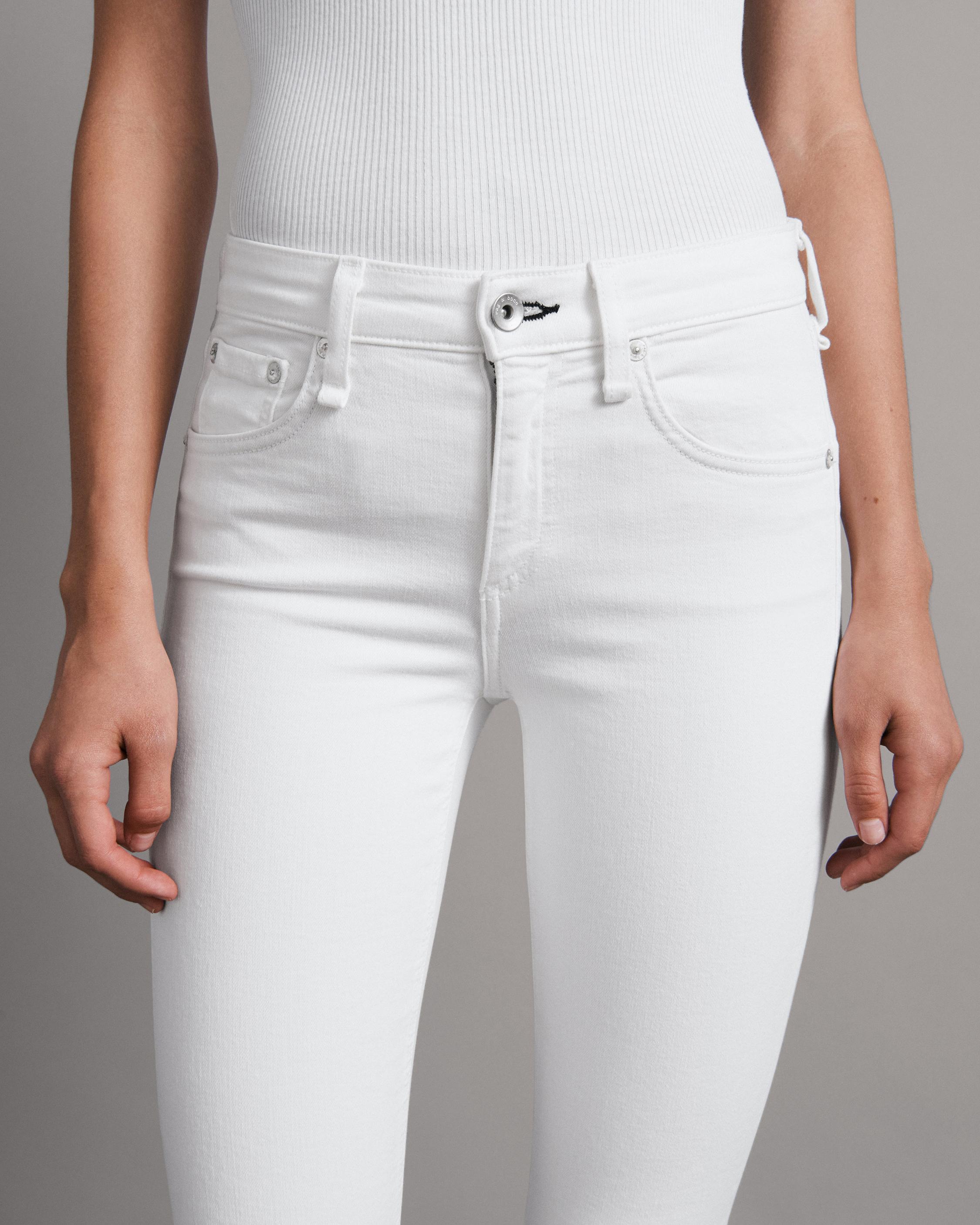 Cate Mid-Rise Skinny - White