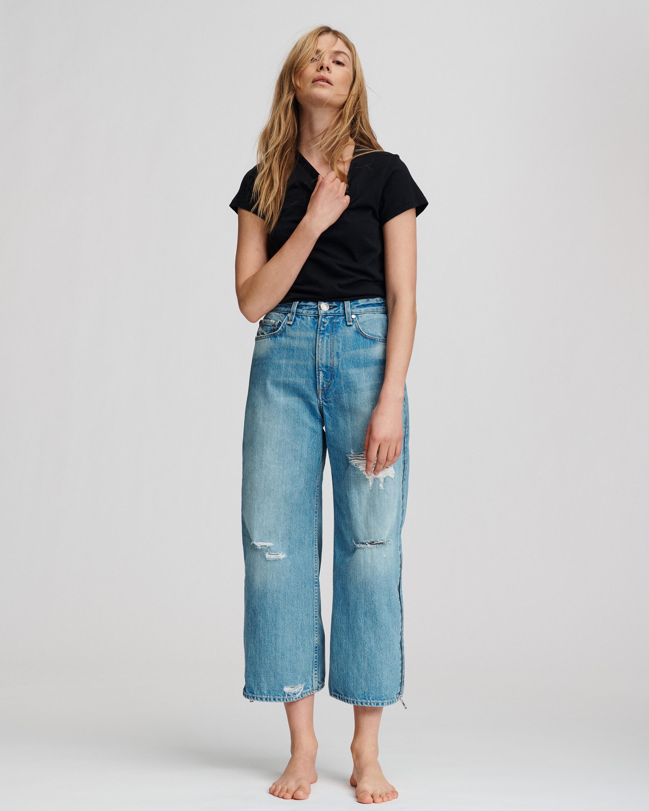 Rag and bone cheap zipper jeans