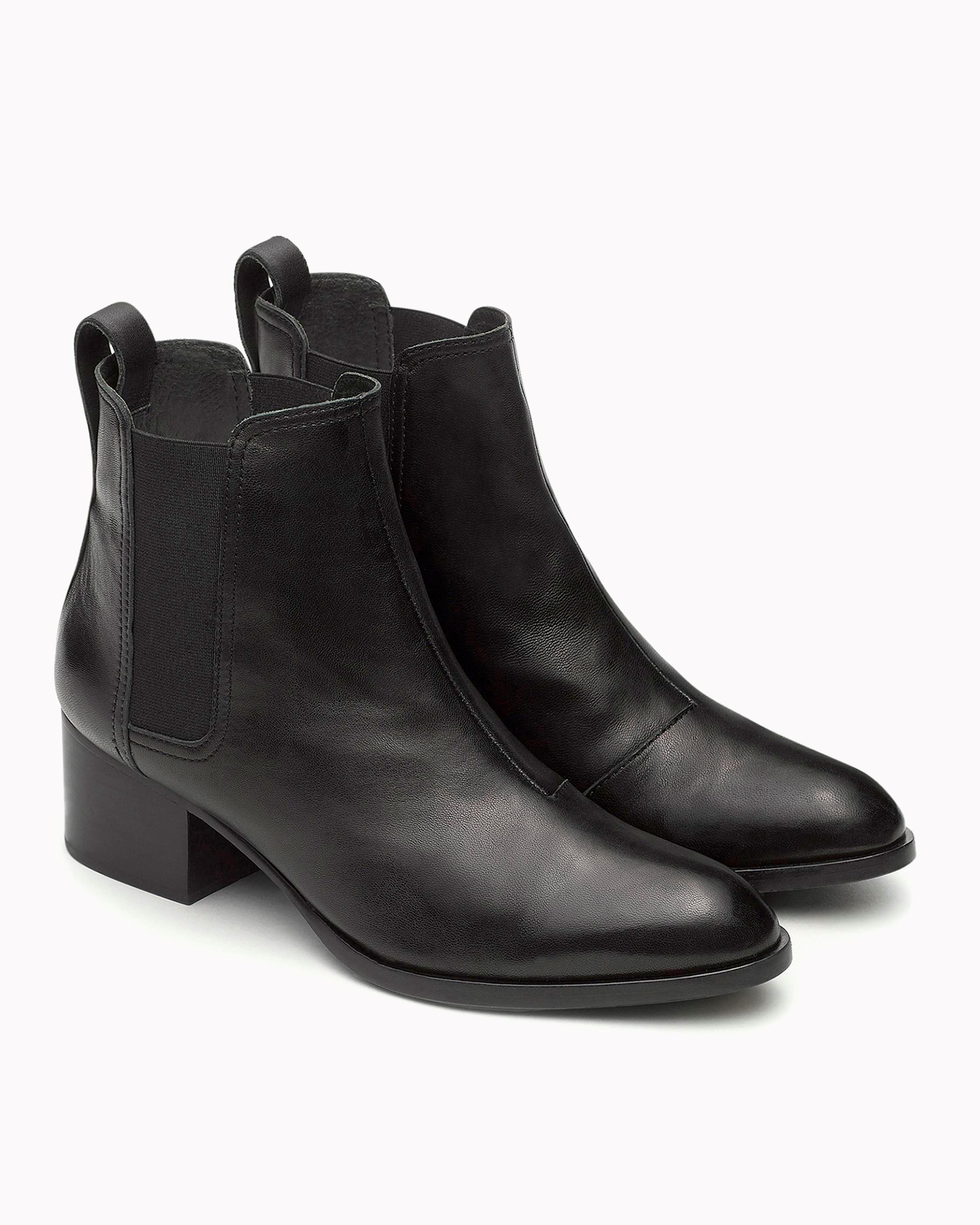 Rag and store bone booties black