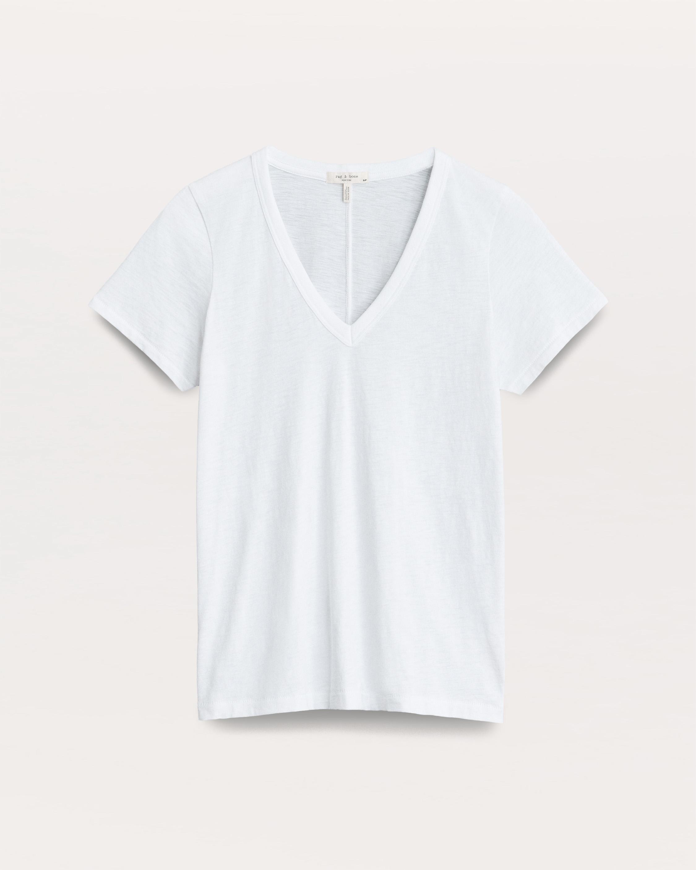 The Slub V-Neck Tee for Women