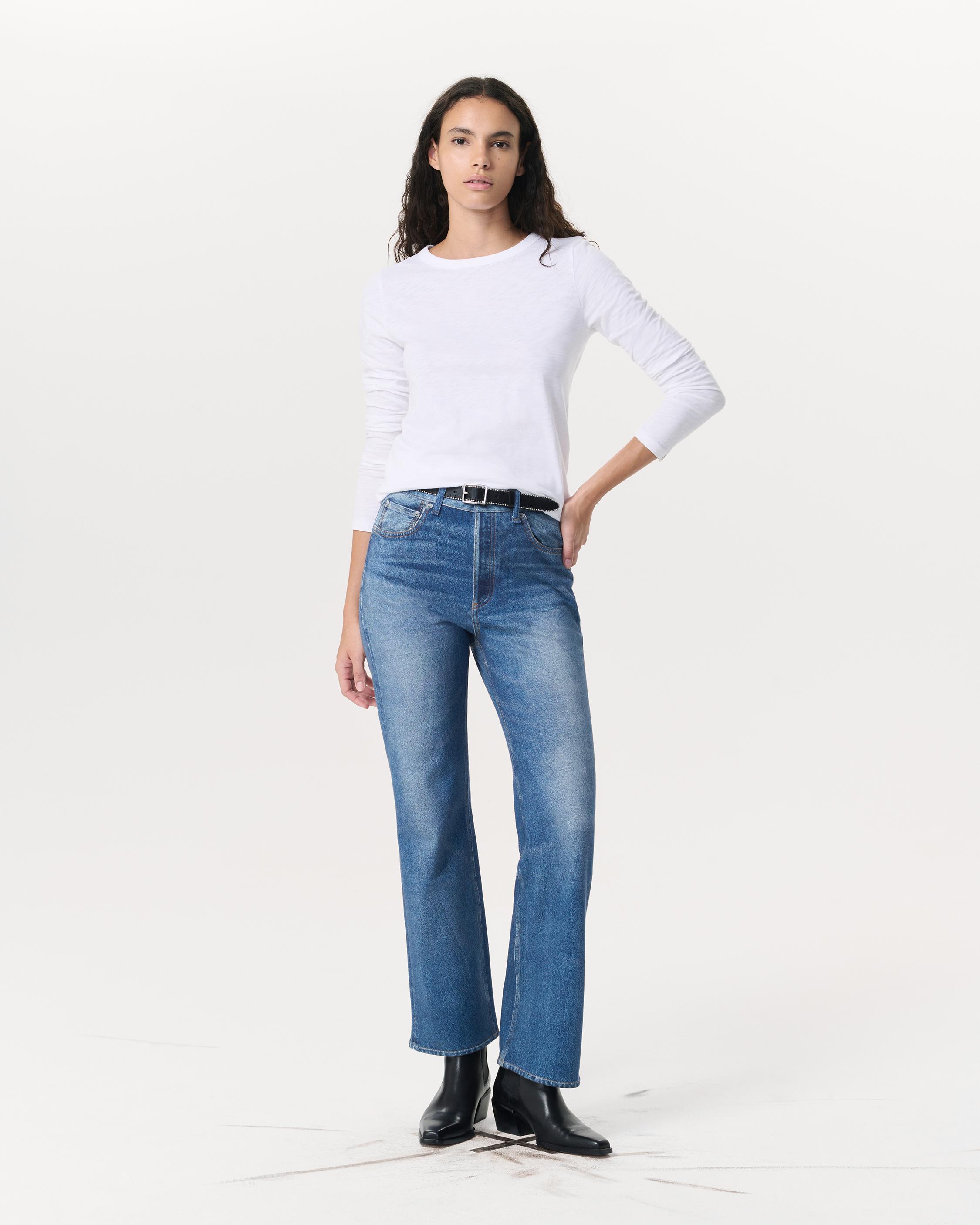 Kuwalla Tee Long Sleeve Slub Hi-Lo, Pelican, KUL-LSS2285