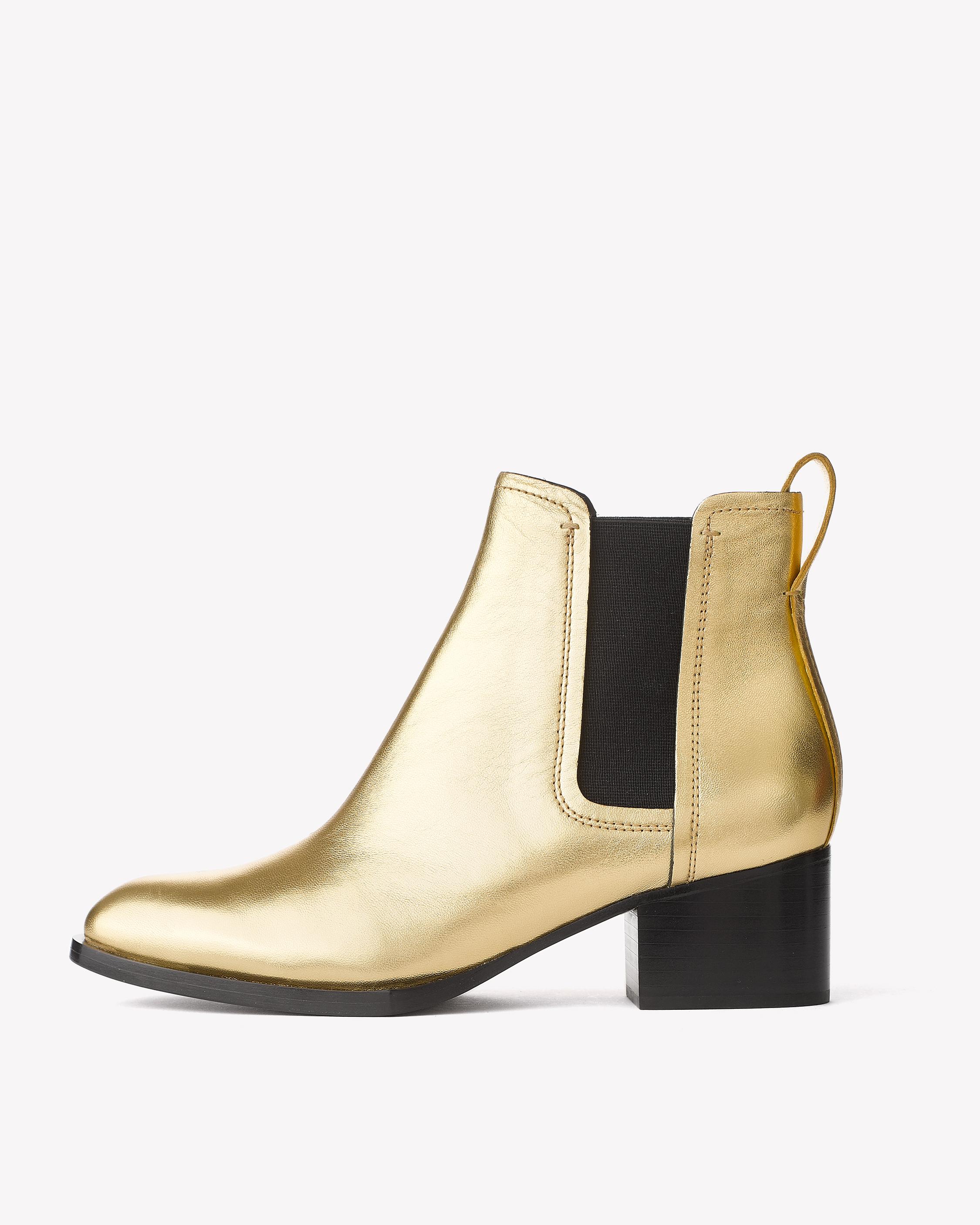 Rag and bone gold boots on sale