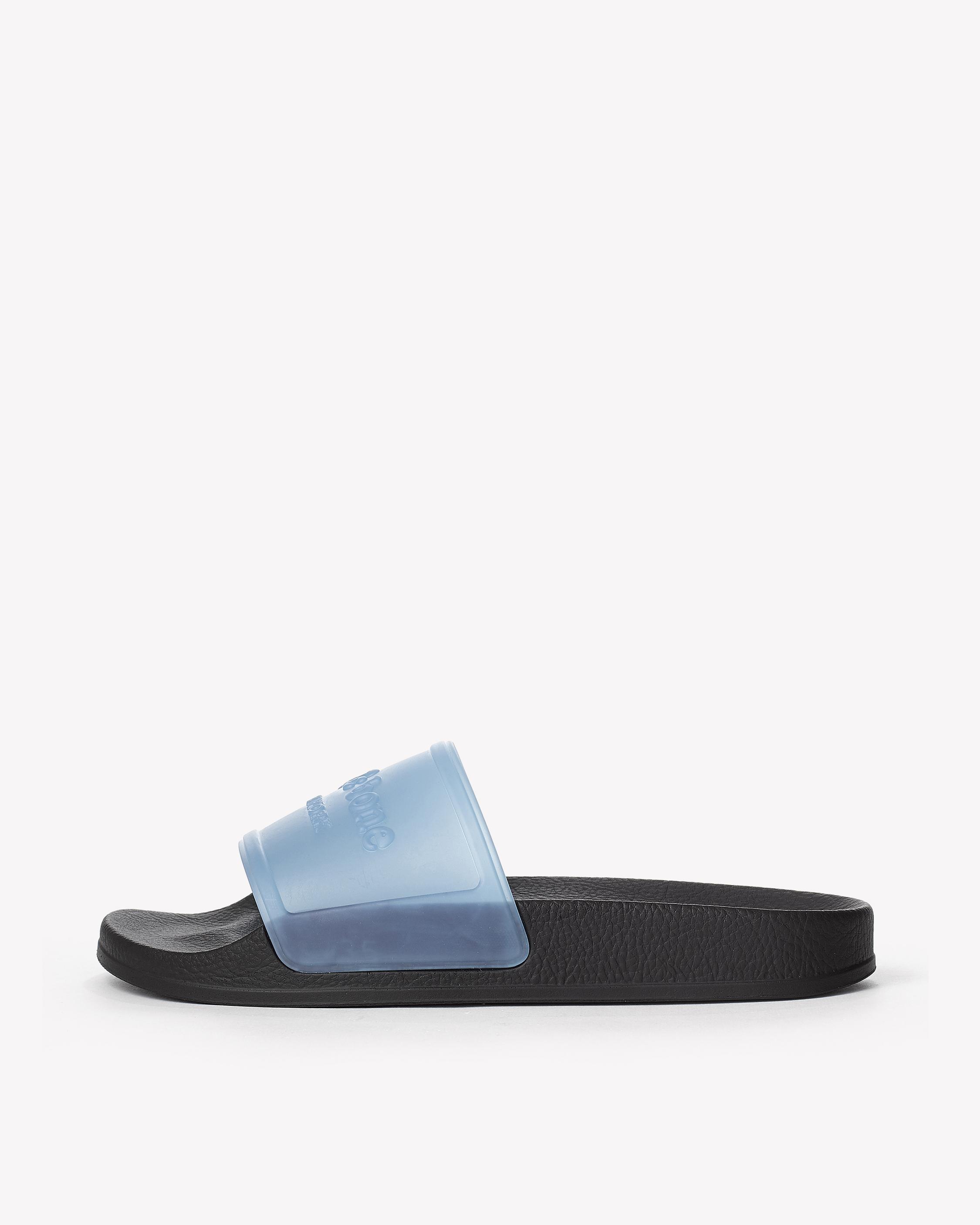 OFF-WHITE Industrial Sliders Black Blue