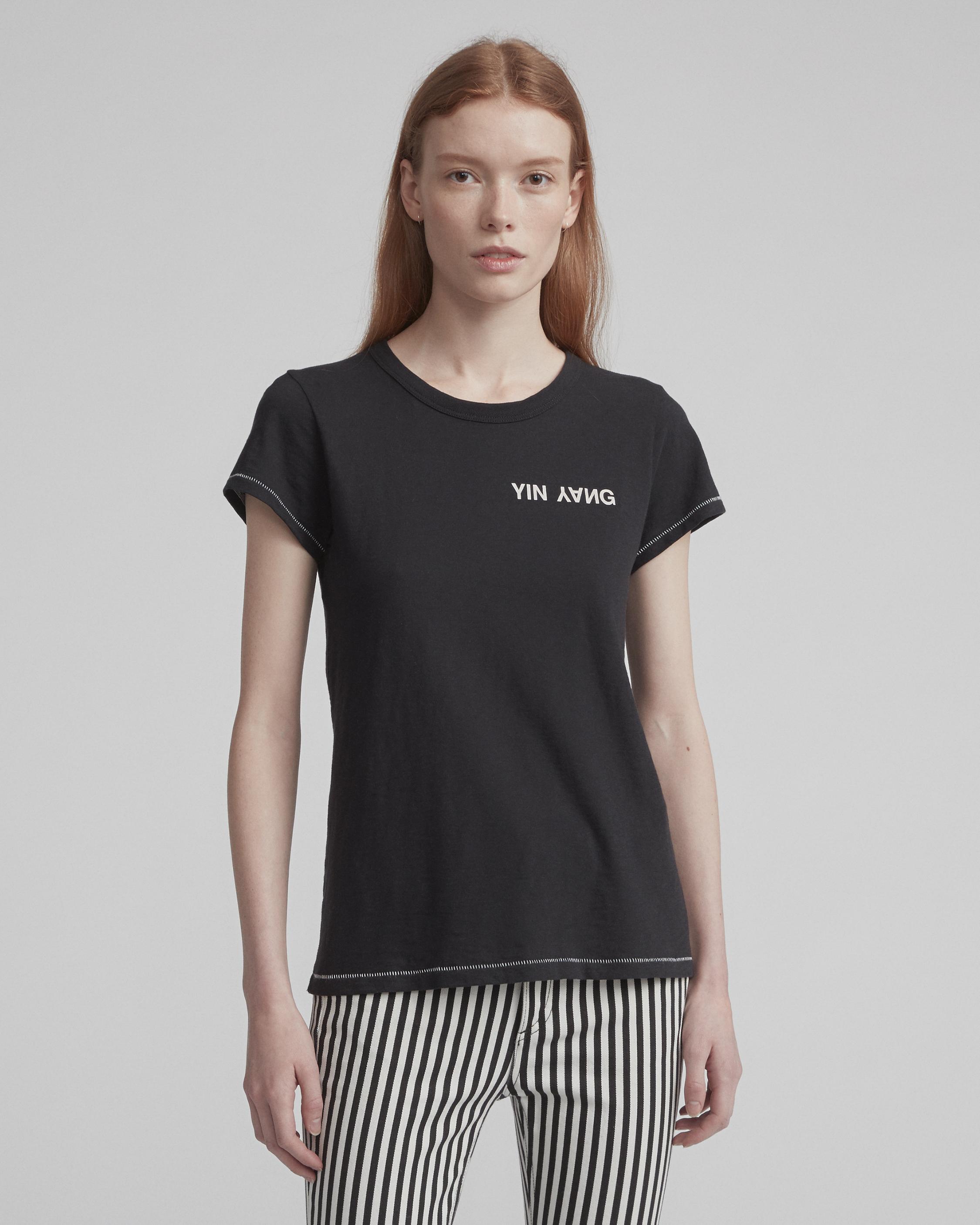 Rag and store bone black tee