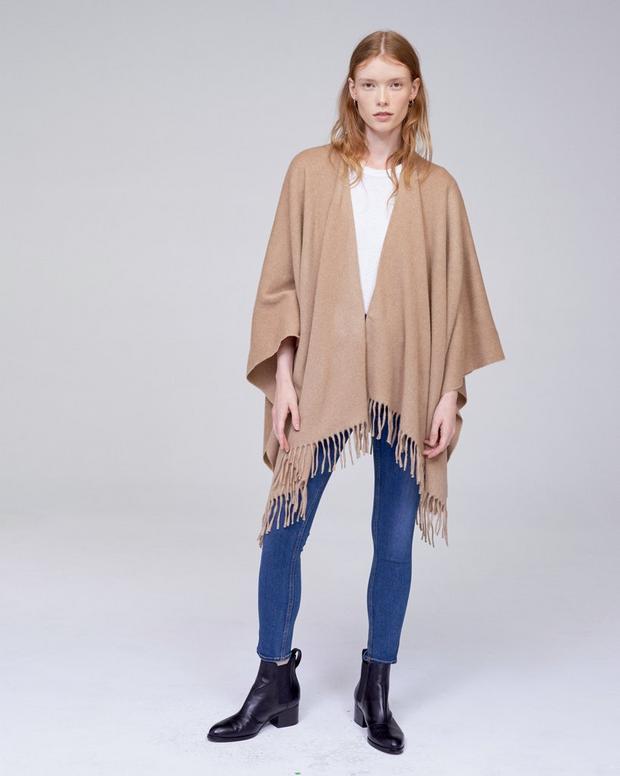 CASHMERE PONCHO image number 1