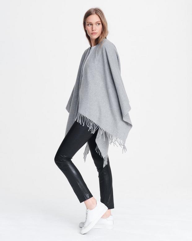 Classic Cashmere Poncho image number 2