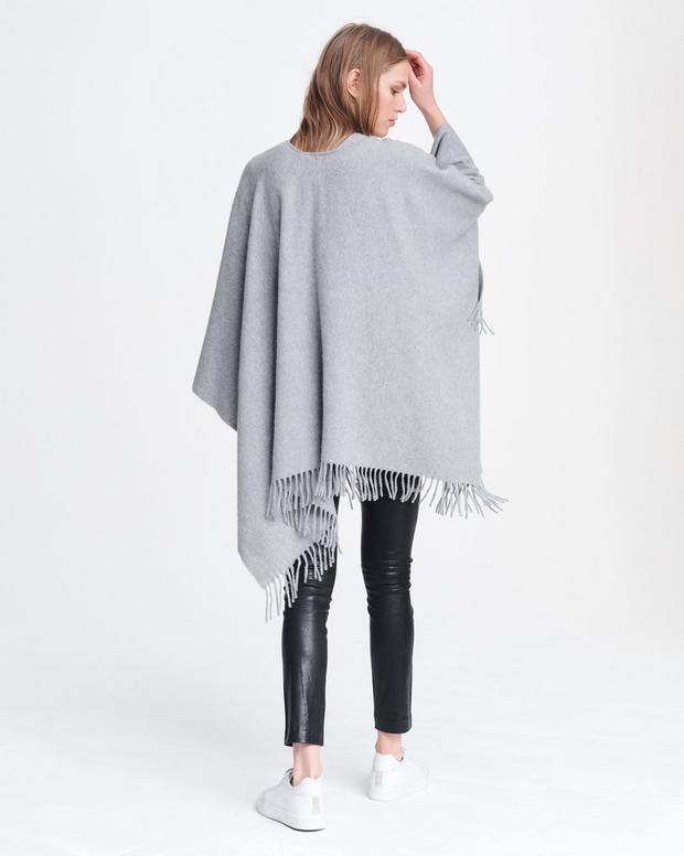 Classic Cashmere Poncho image number 3