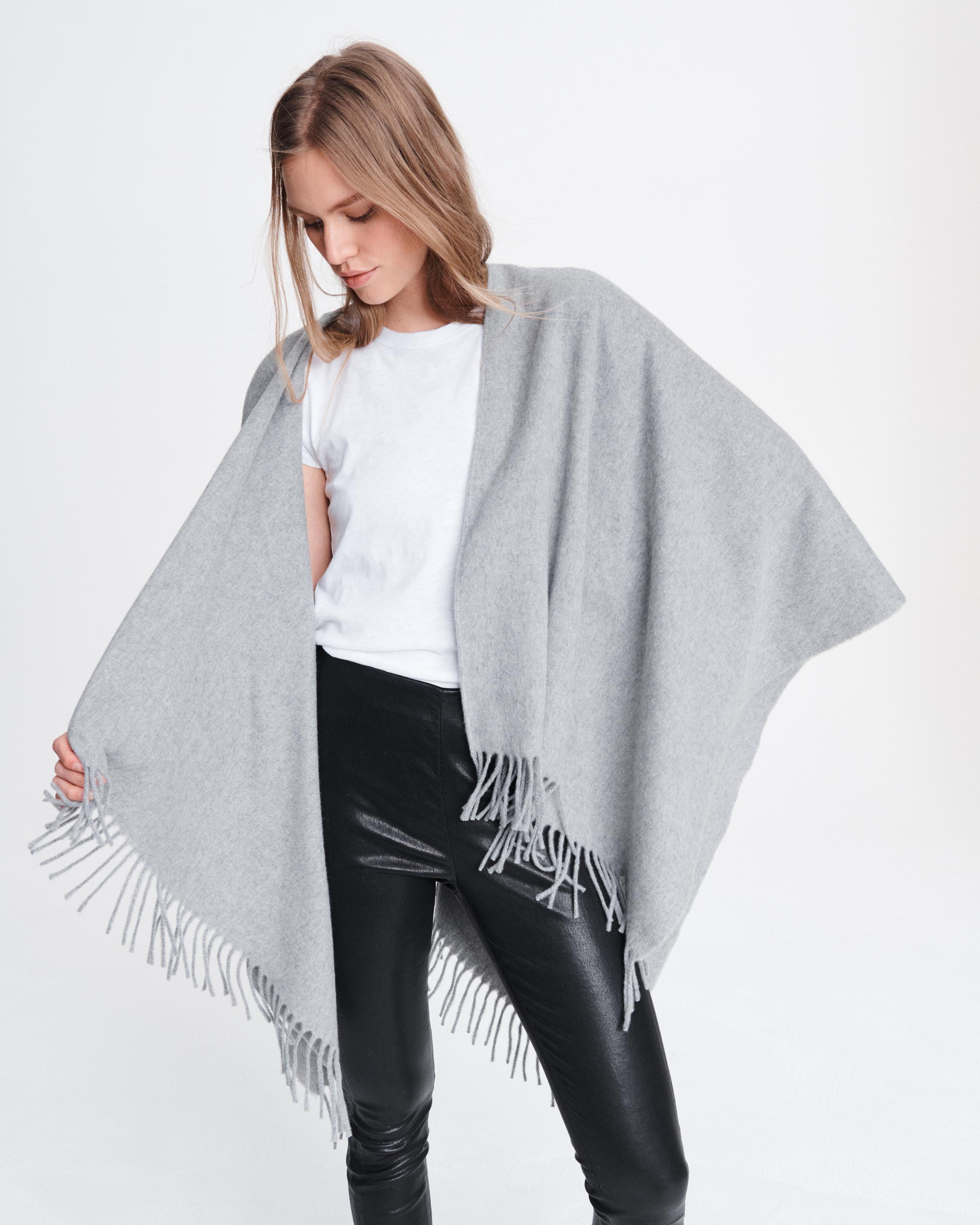 Rag and store bone cashmere poncho