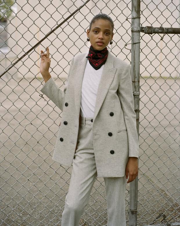 ELLIE BLAZER - Lt Charcoal Grey | rag & bone ELLIE BLAZER - Lt Charcoal Grey | rag & bone