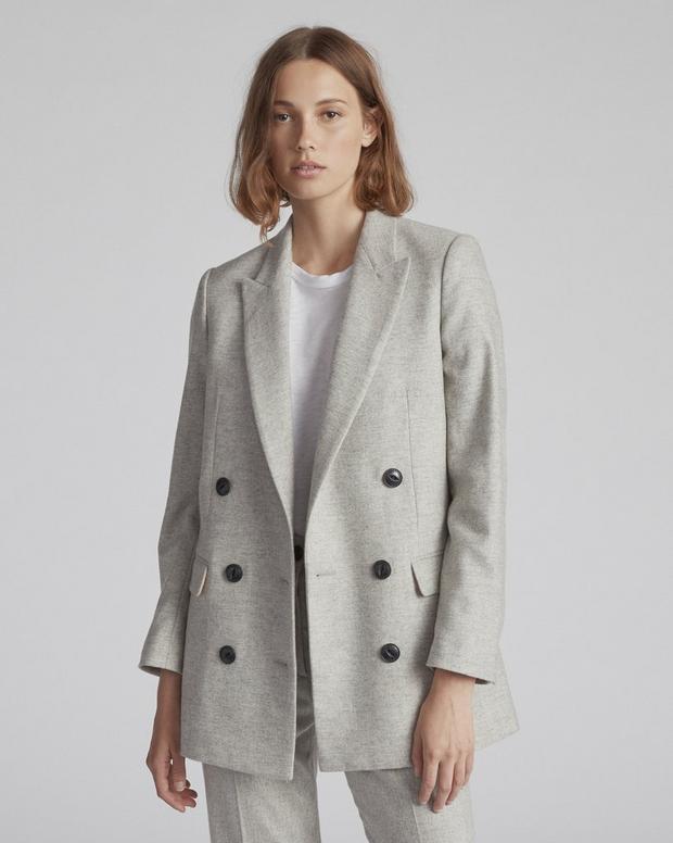 ELLIE BLAZER - Lt Charcoal Grey | rag & bone ELLIE BLAZER - Lt Charcoal Grey | rag & bone
