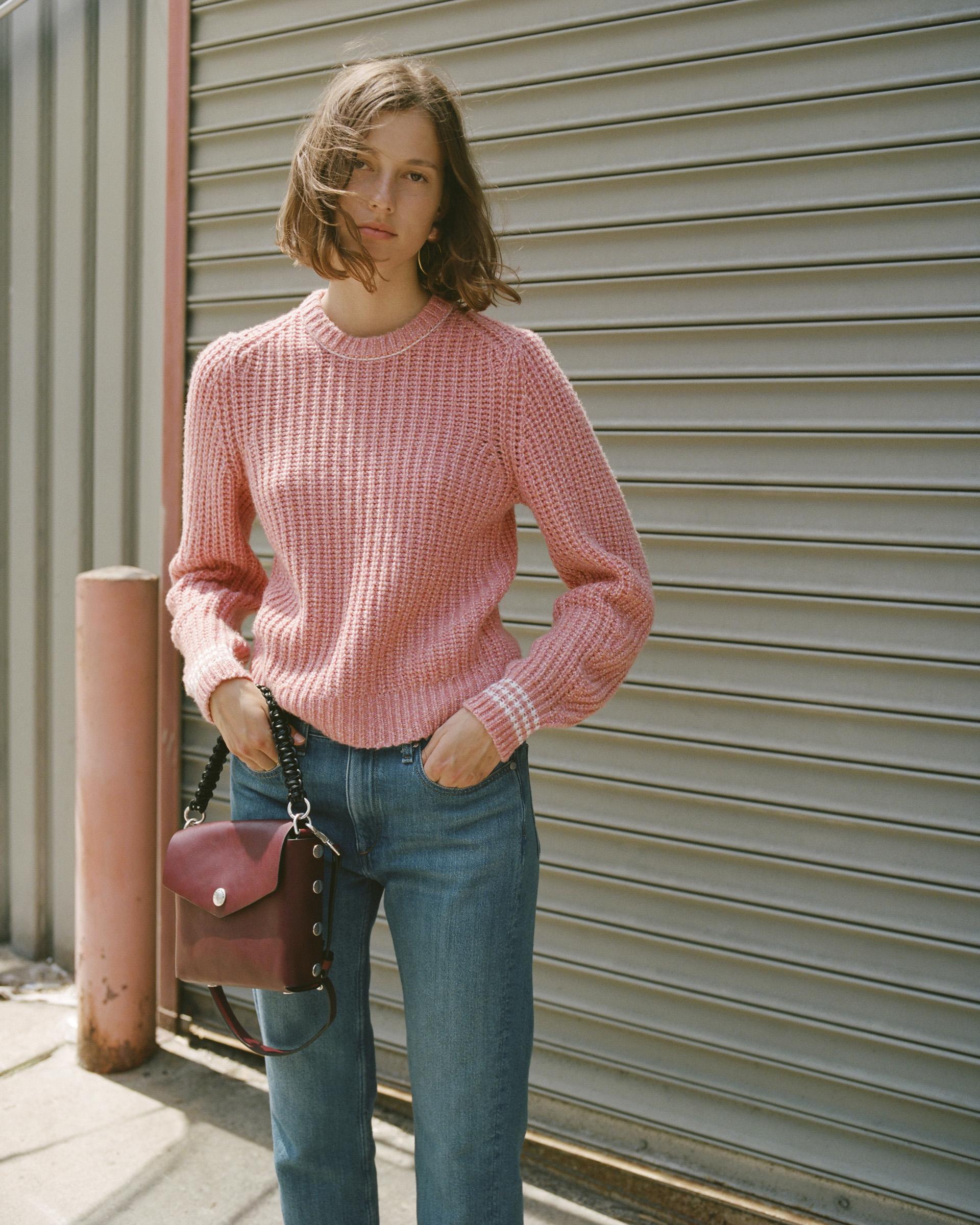 Rag and bone pink clearance sweater