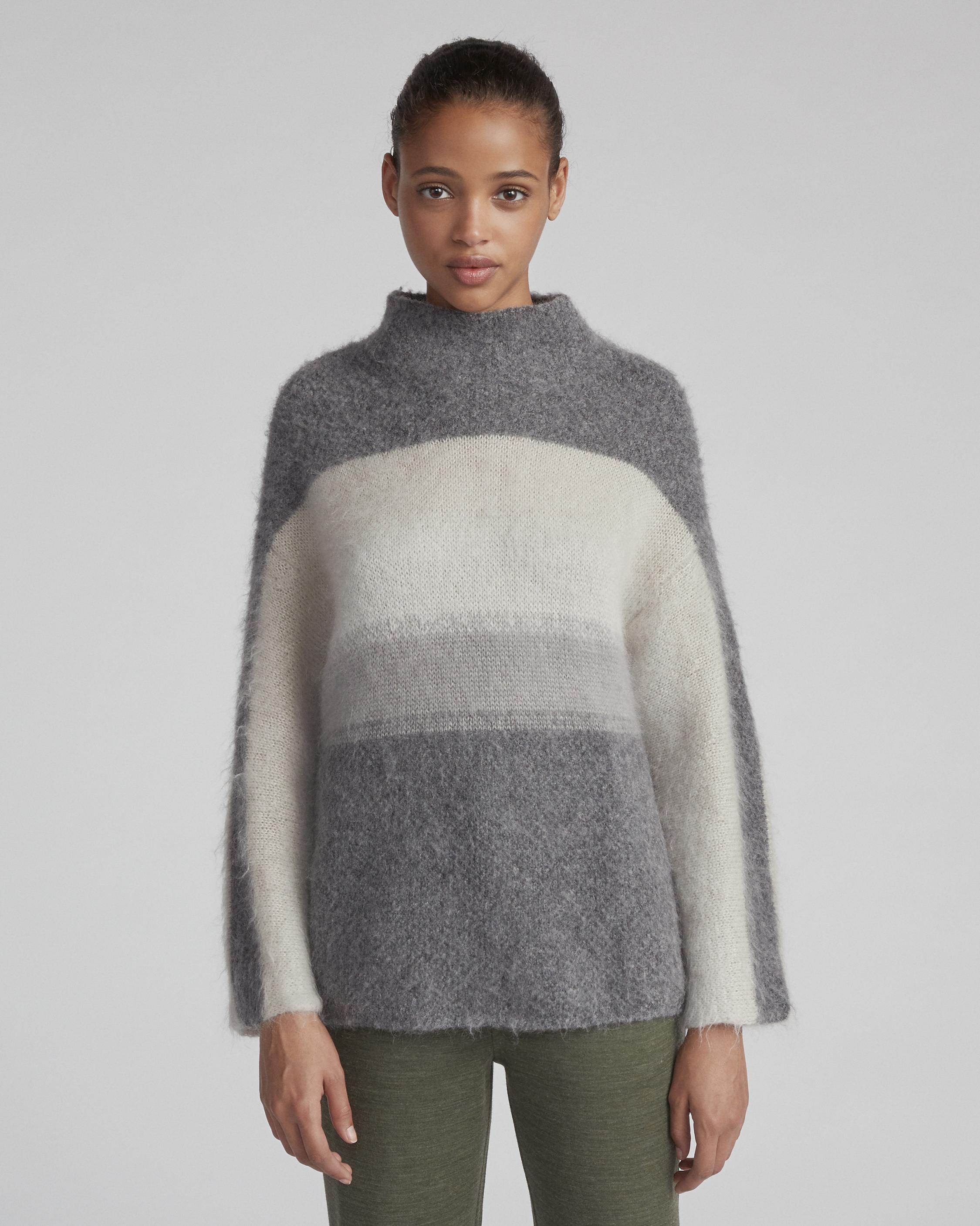 HOLLAND FUNNEL NECK - Charcoal | rag & bone