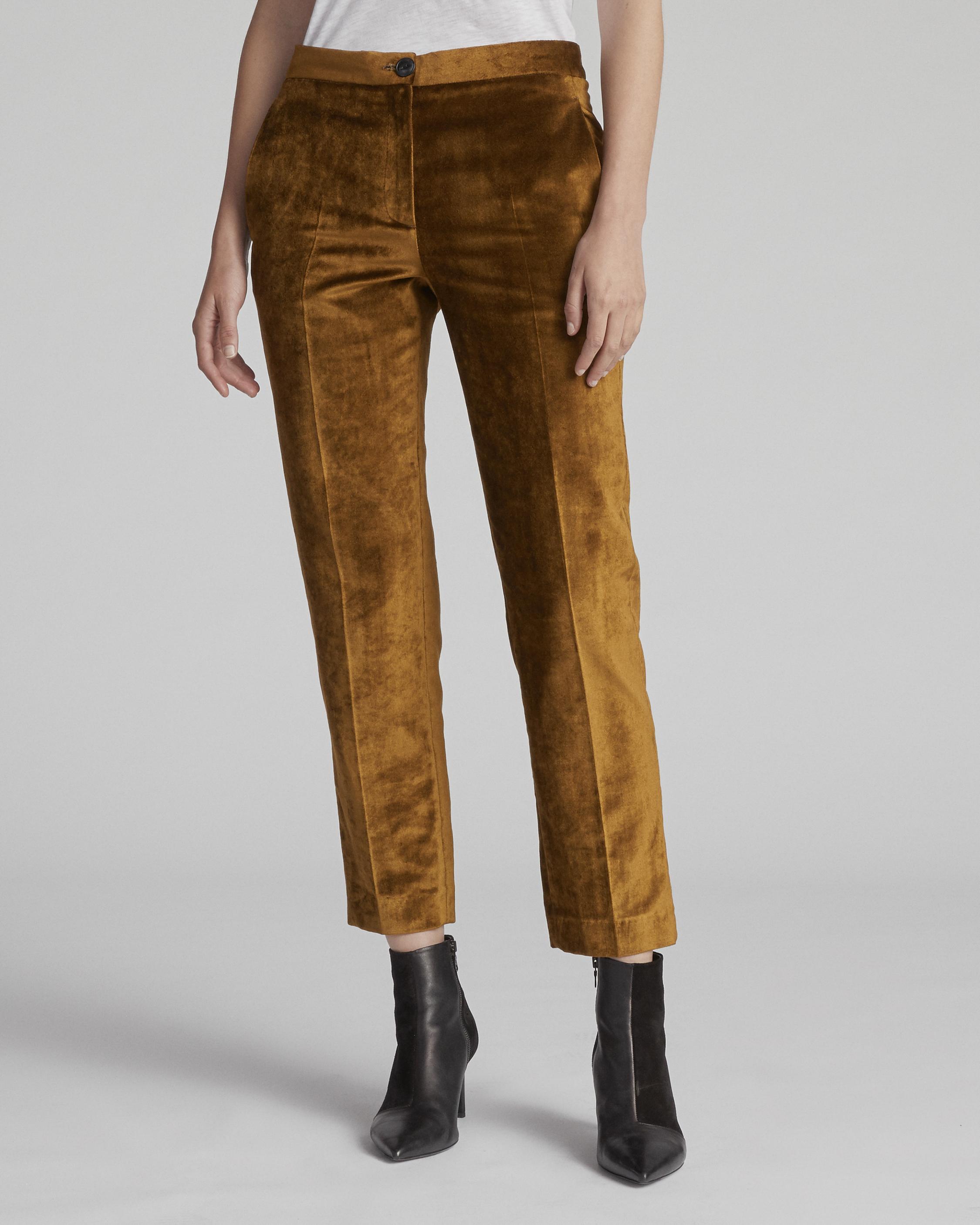 POPPY VELVET PANT Olive rag bone