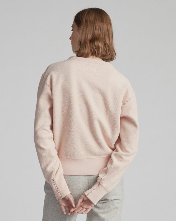 BRUSHED INSIDE OUT TERRY SWEATSHIRT image number 3