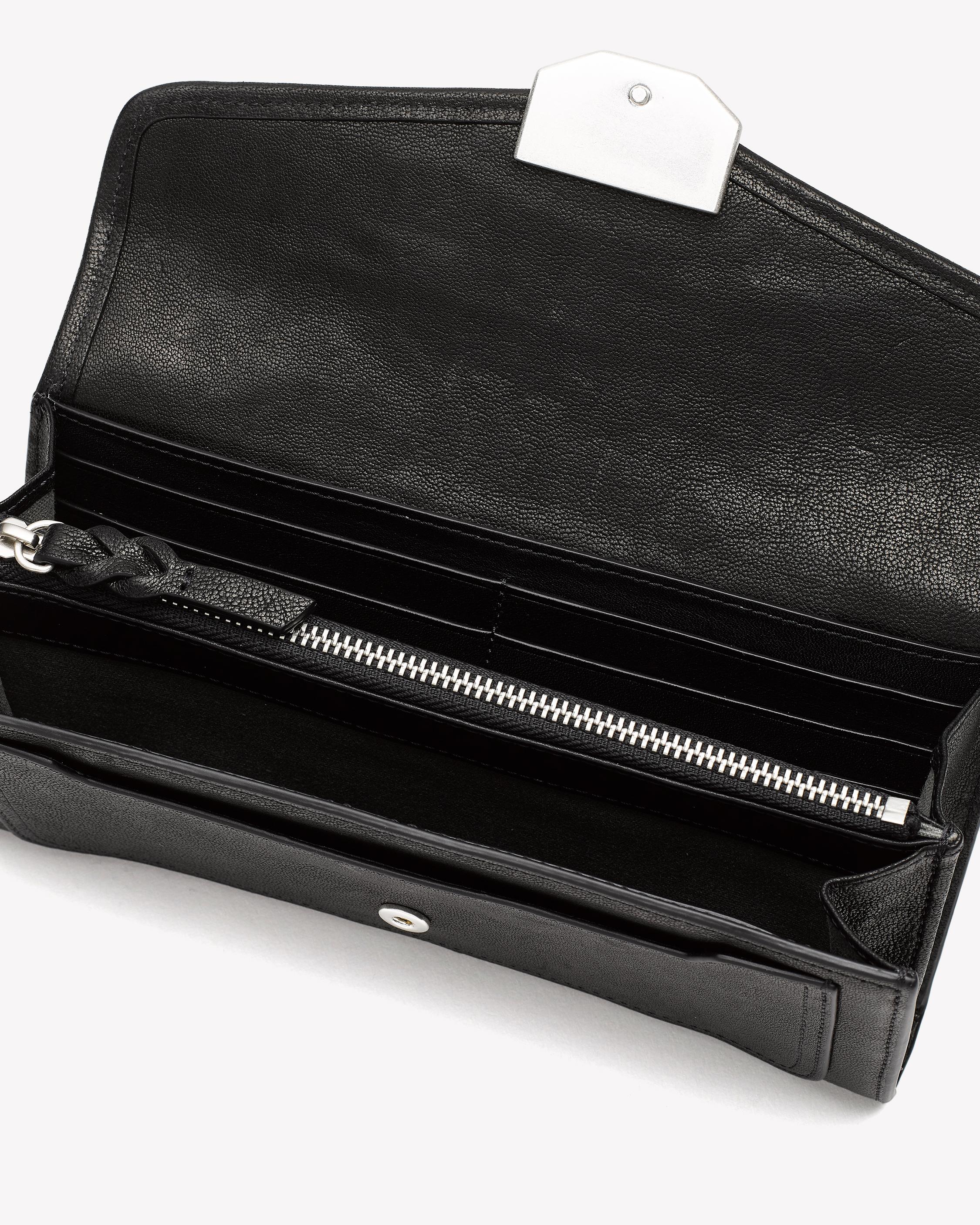 Continental - Black leather wallet