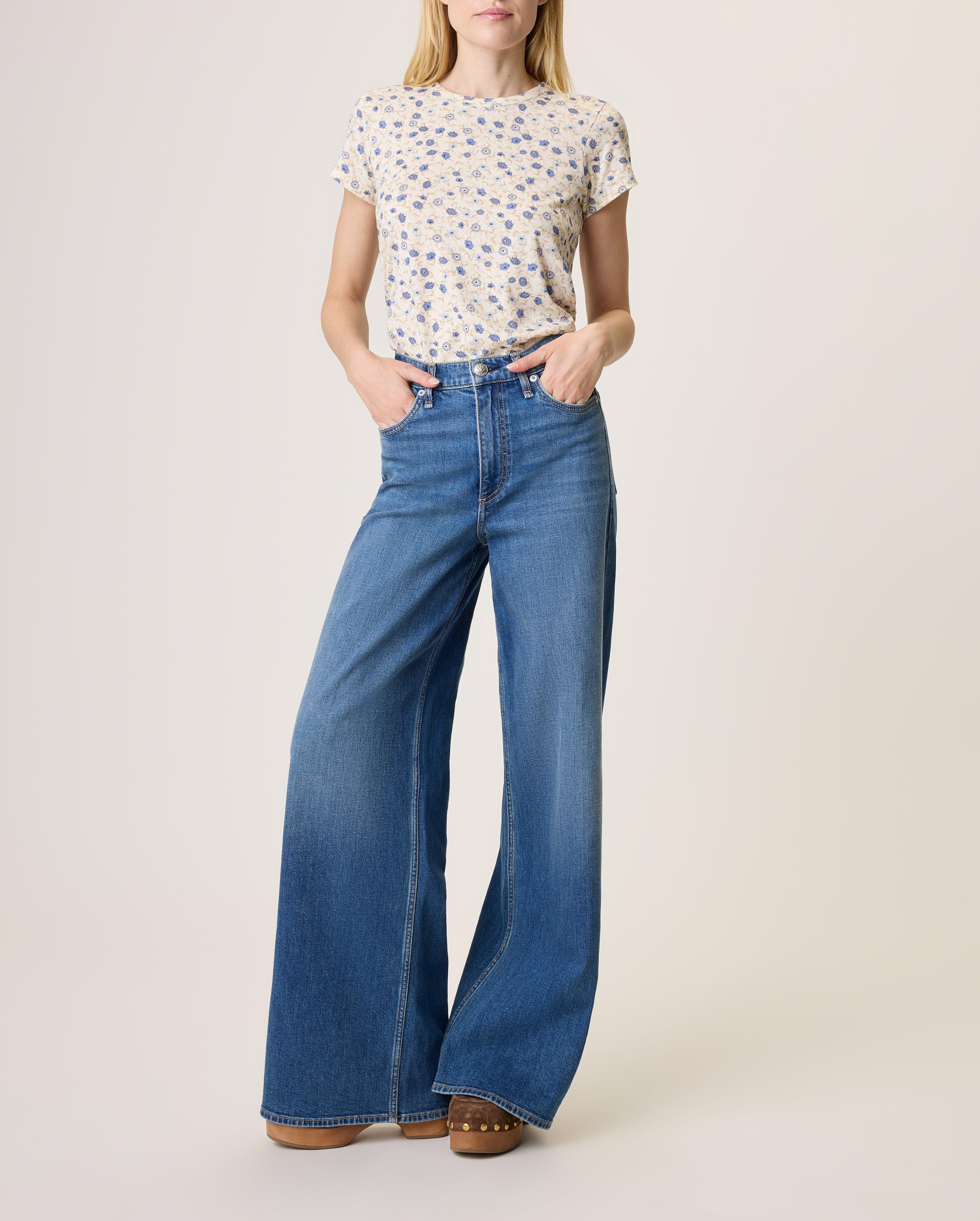 Core T-Shirt - Light Blue Multi | rag & bone