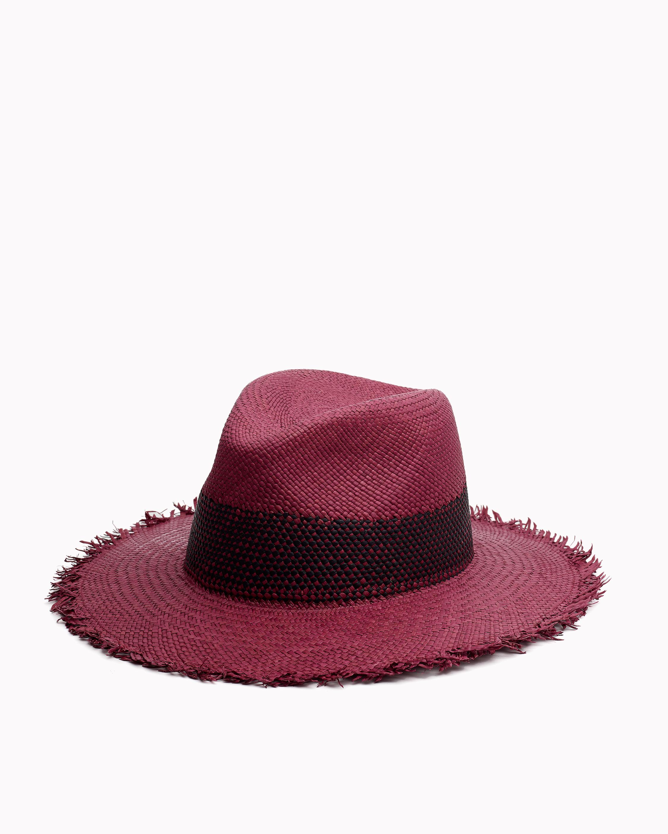 Frayed Edge Straw Panama Hat