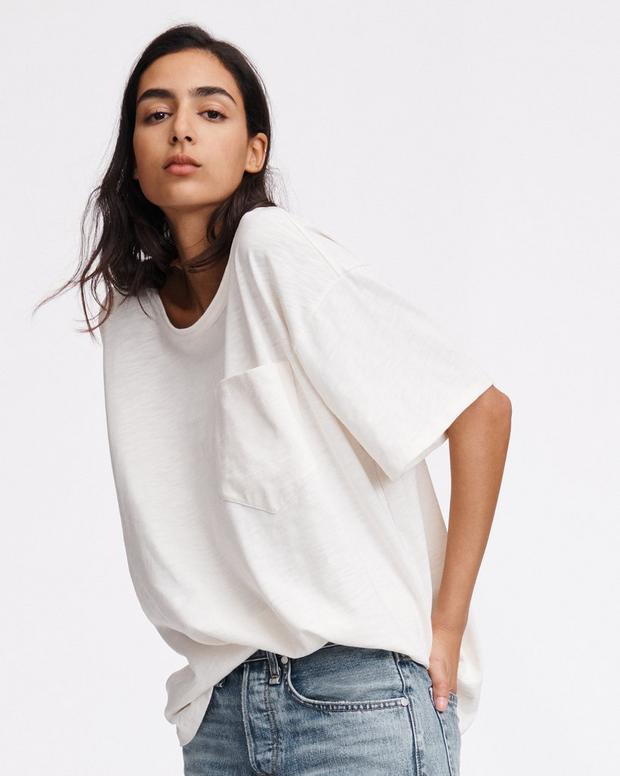 Short Sleeve Oversized T-Shirt for Women | rag & bone