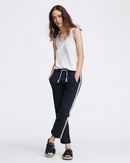 MOLLY STRIPED TRIM TRACK PANT image number 1