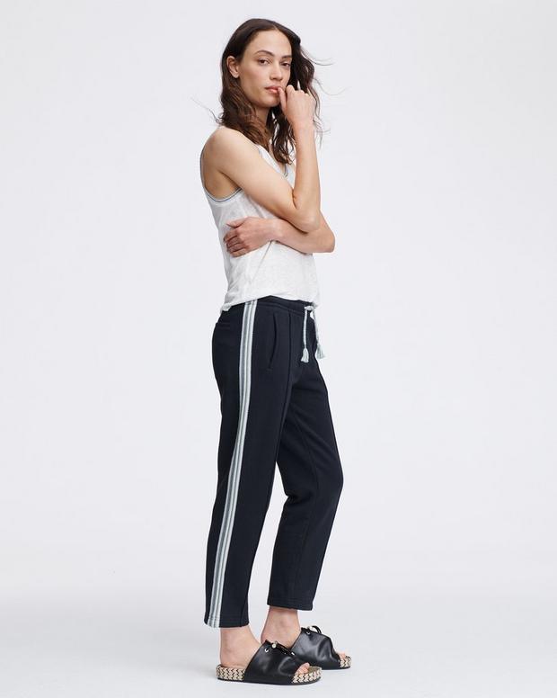 MOLLY STRIPED TRIM TRACK PANT image number 2