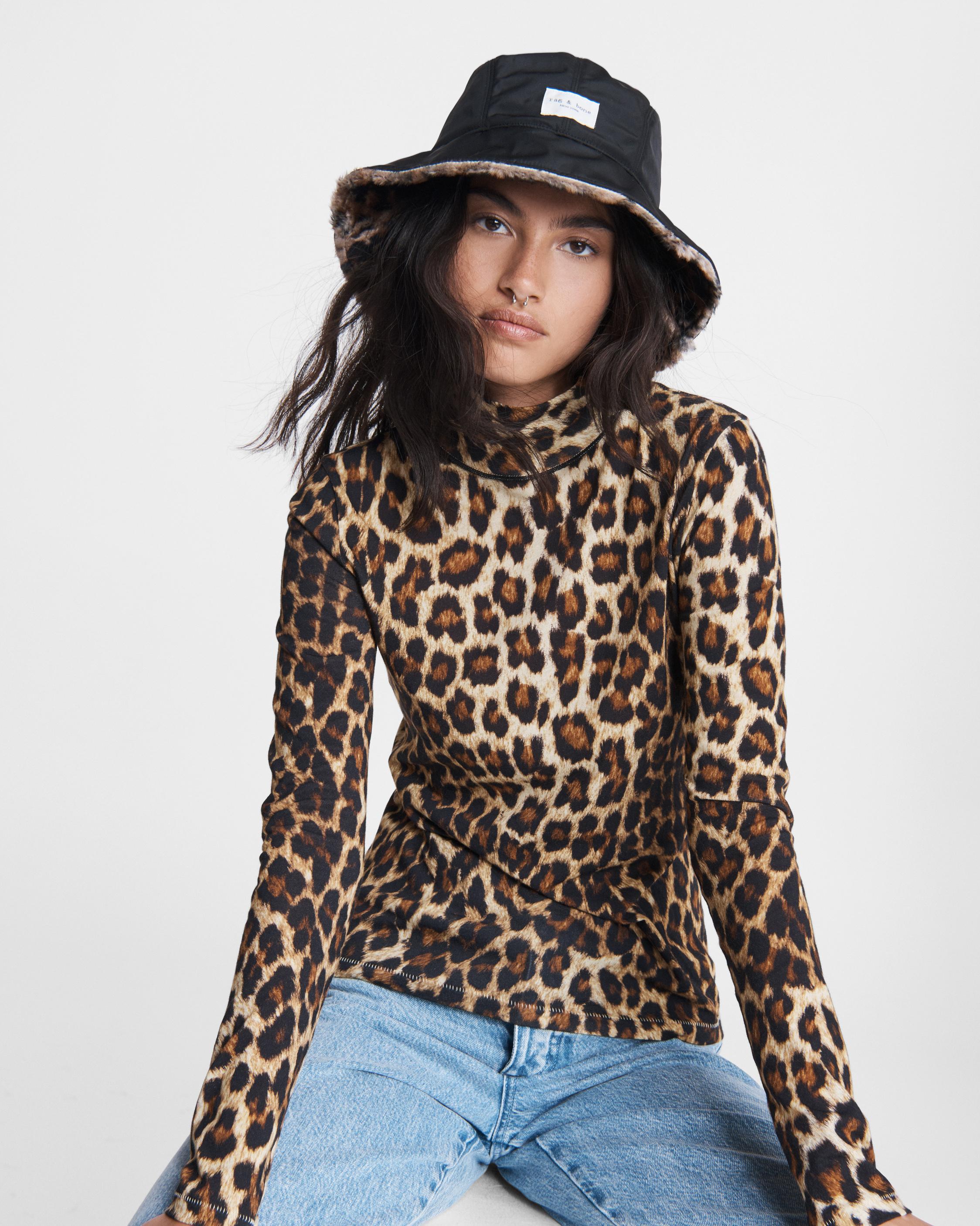 Jersey Animal Print Round Neck Top, SOSANDAR, M&S in 2023