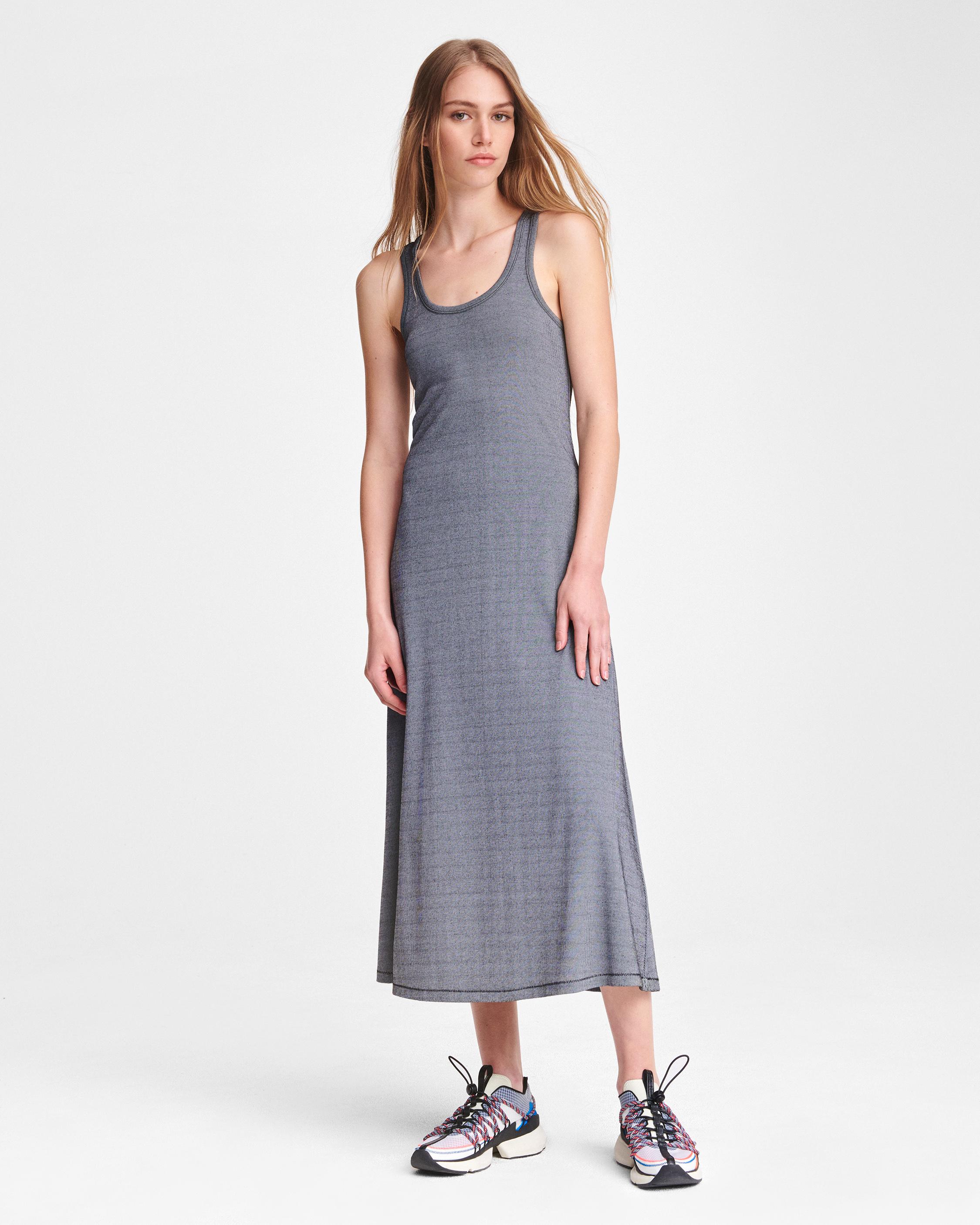 Quinn Striped Strapless Midi Dress