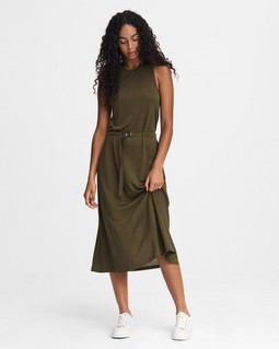 Rower Belted Midi Dress image number 1