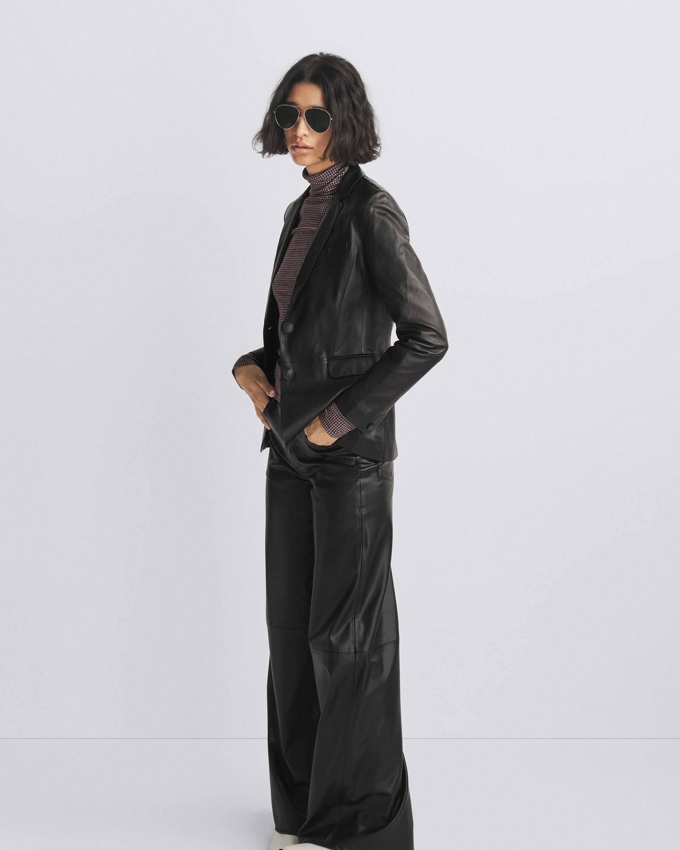 Shaw Paneled Cotton Turtleneck image number 7