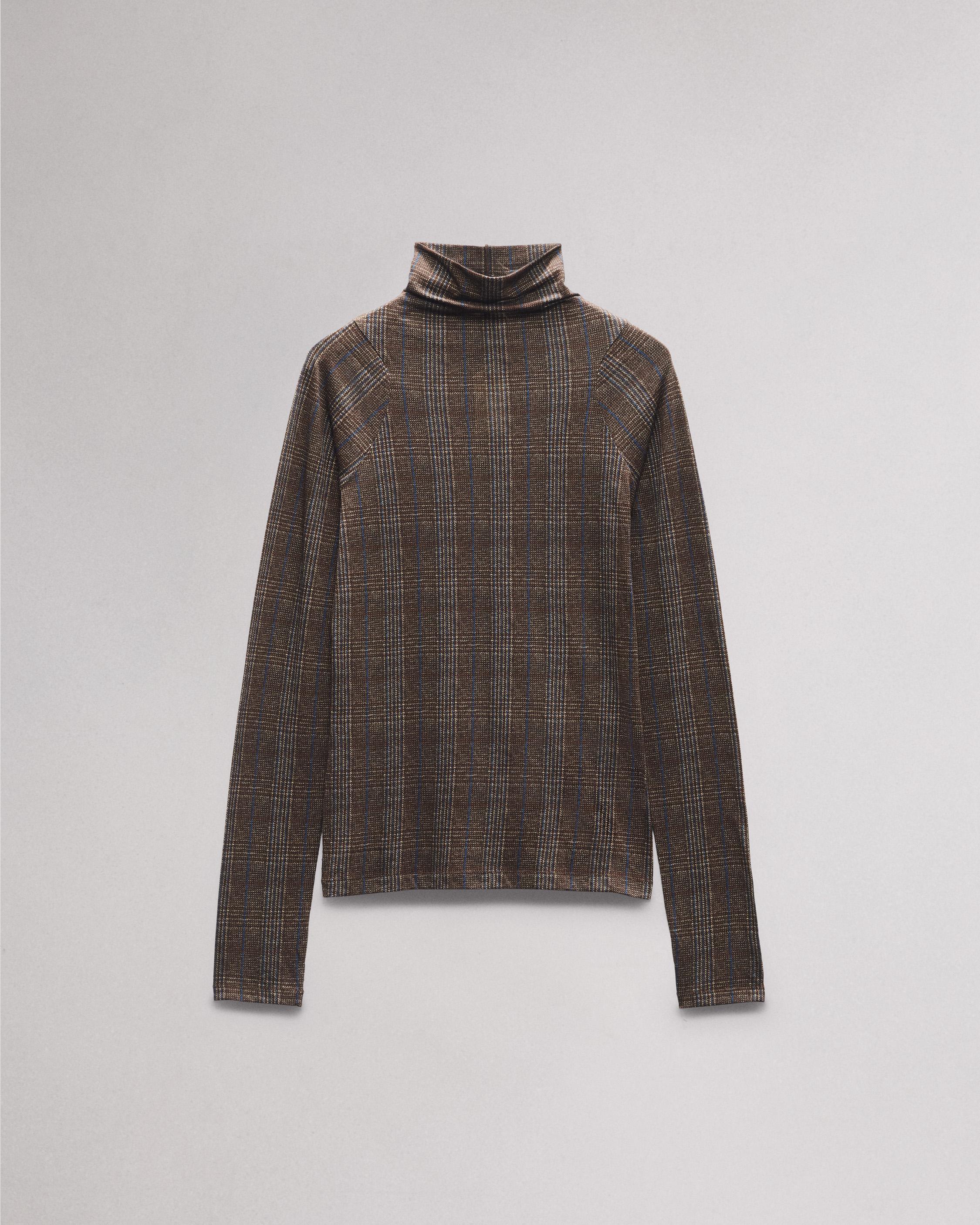 Shaw Paneled Cotton Turtleneck image number 2