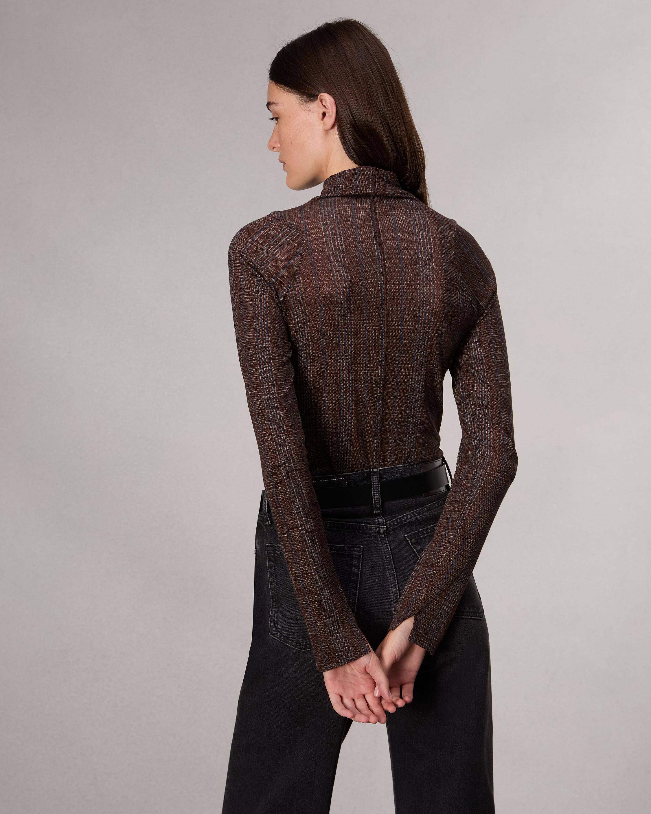 Shaw Paneled Cotton Turtleneck image number 5